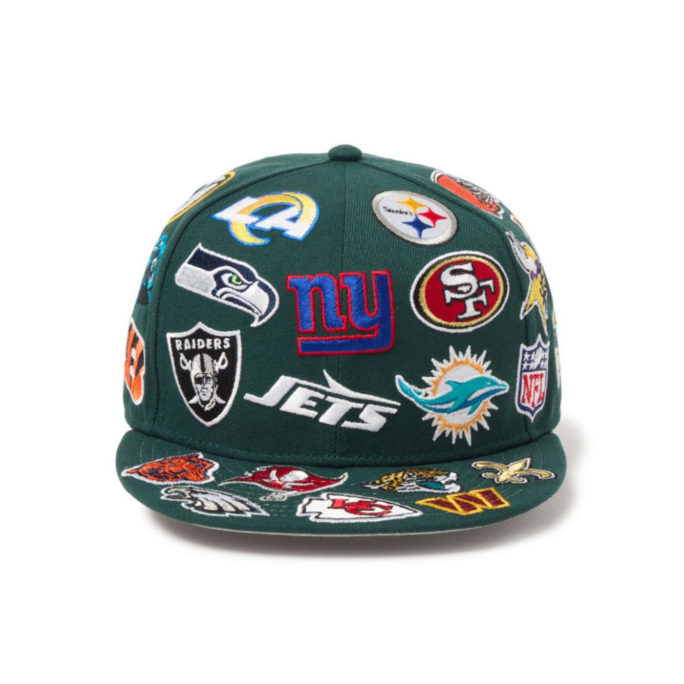Bone New Era  9FIFITY  Nfl NFL Preto Verde 2
