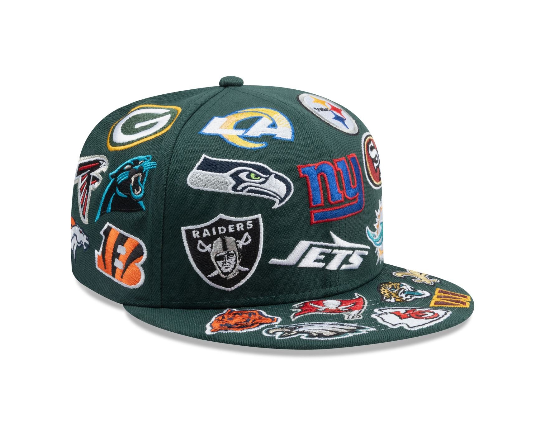 Bone New Era  9FIFITY  Nfl NFL Preto Verde 3