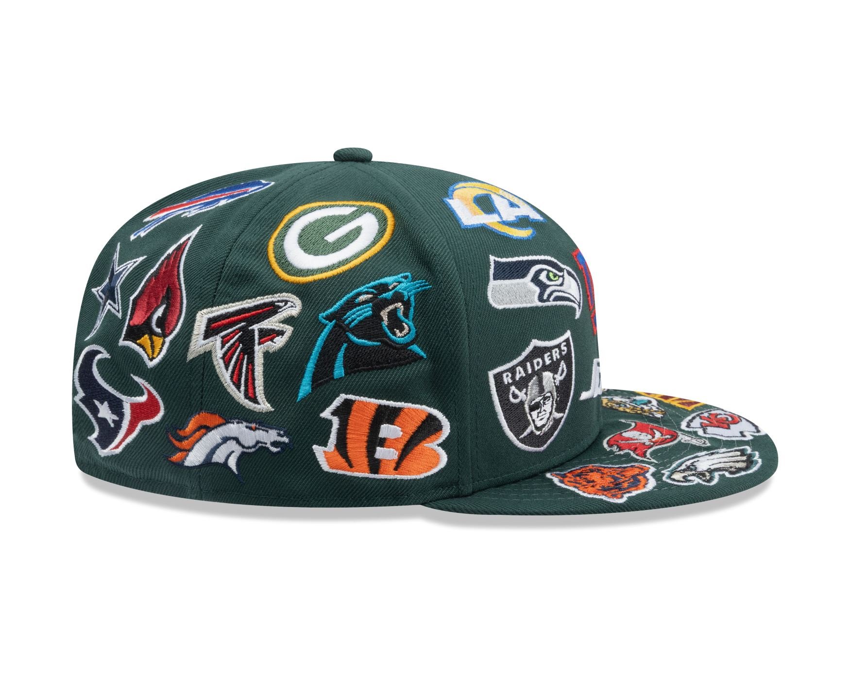 Bone New Era  9FIFITY  Nfl NFL Preto Verde 6