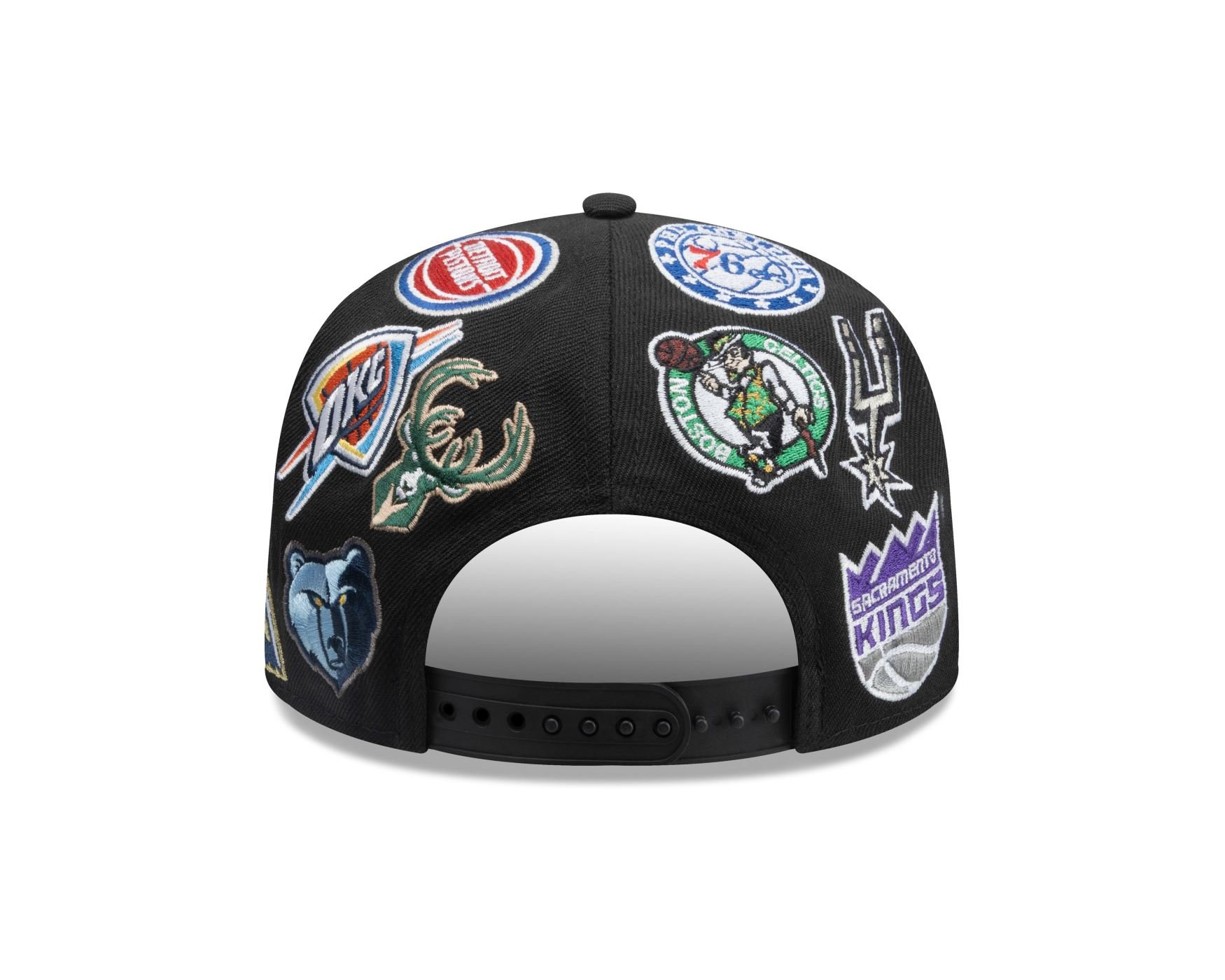 Bone New Era  9FIFITY  Nba NBA Preto Preto 4