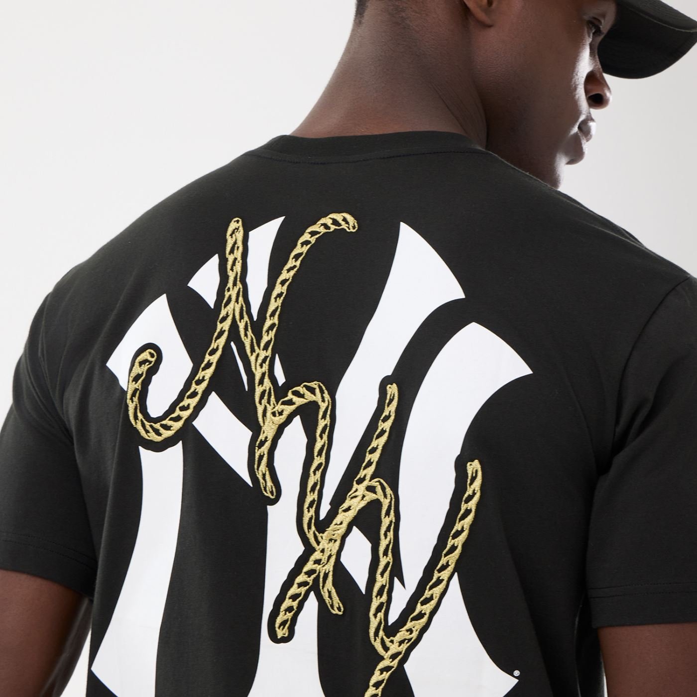 Camiseta New Era Regular  New York Yankees Preto Preto 5