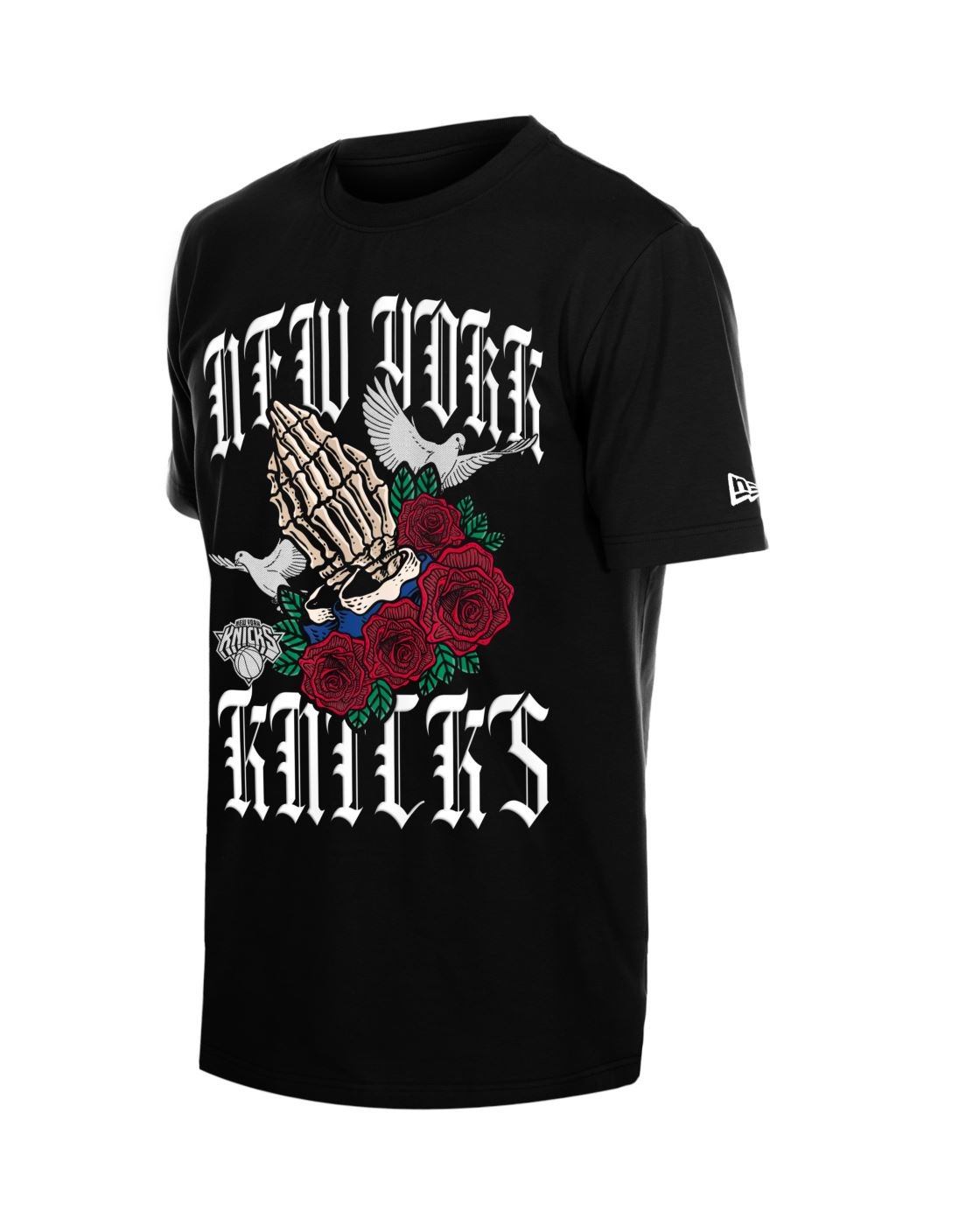 Camiseta New Era Regular  New York Knicks  Preto Preto 2