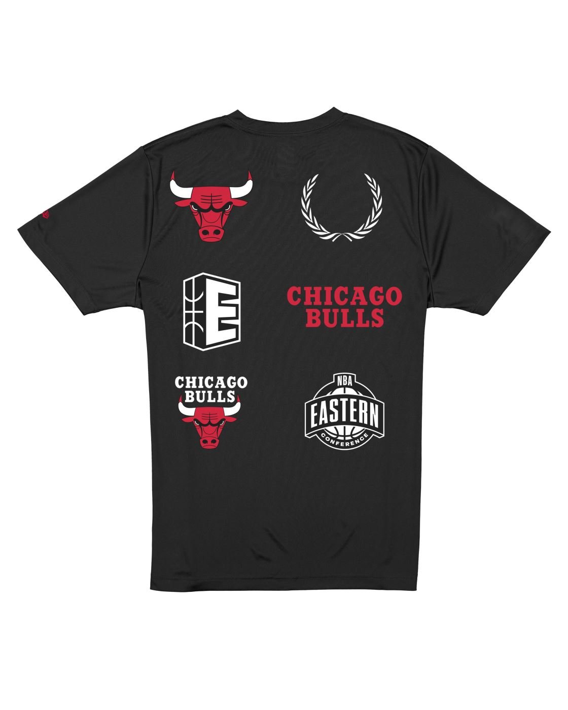 Camiseta New Era Regular  Chicago Bulls Preto Preto 5