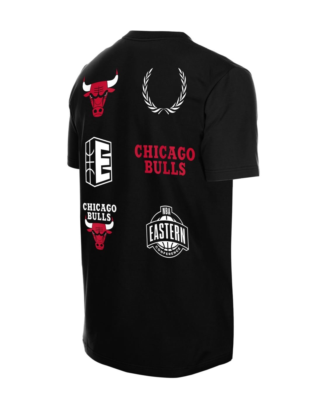Camiseta New Era Regular  Chicago Bulls Preto Preto 6