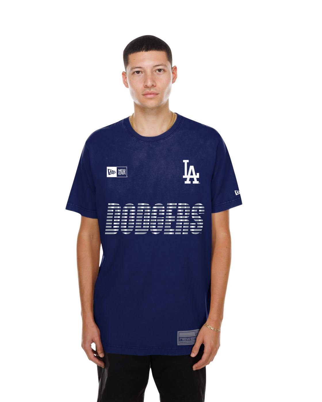 Camiseta New Era Regular  Los Angeles Dodgers  Azul