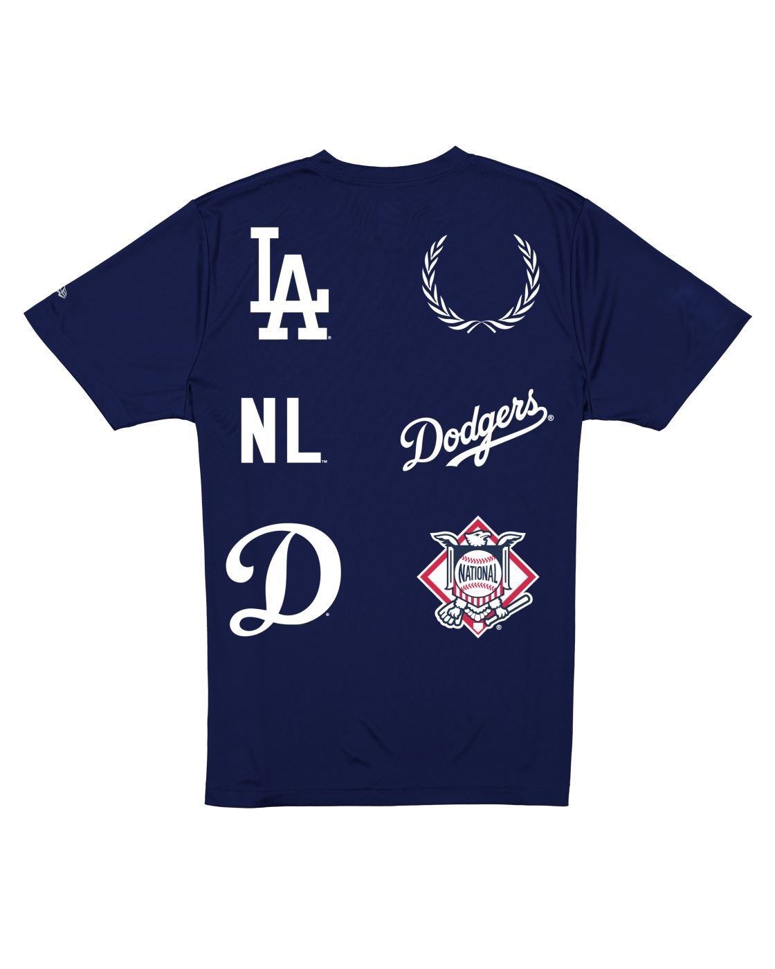 Camiseta New Era Regular  Los Angeles Dodgers  Azul Azul 6