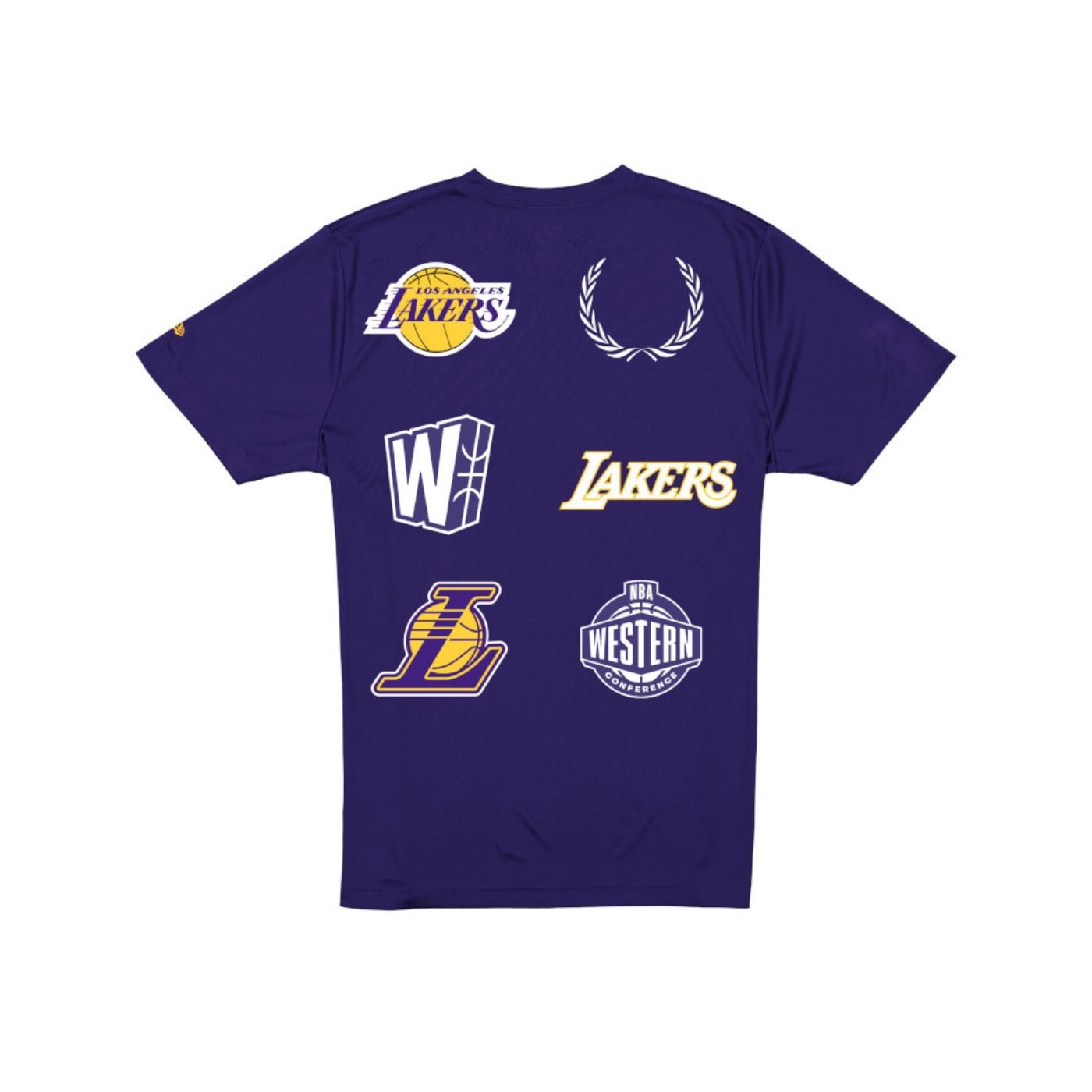 Camiseta New Era Regular  Los Angeles Lakers Roxo Roxo 7