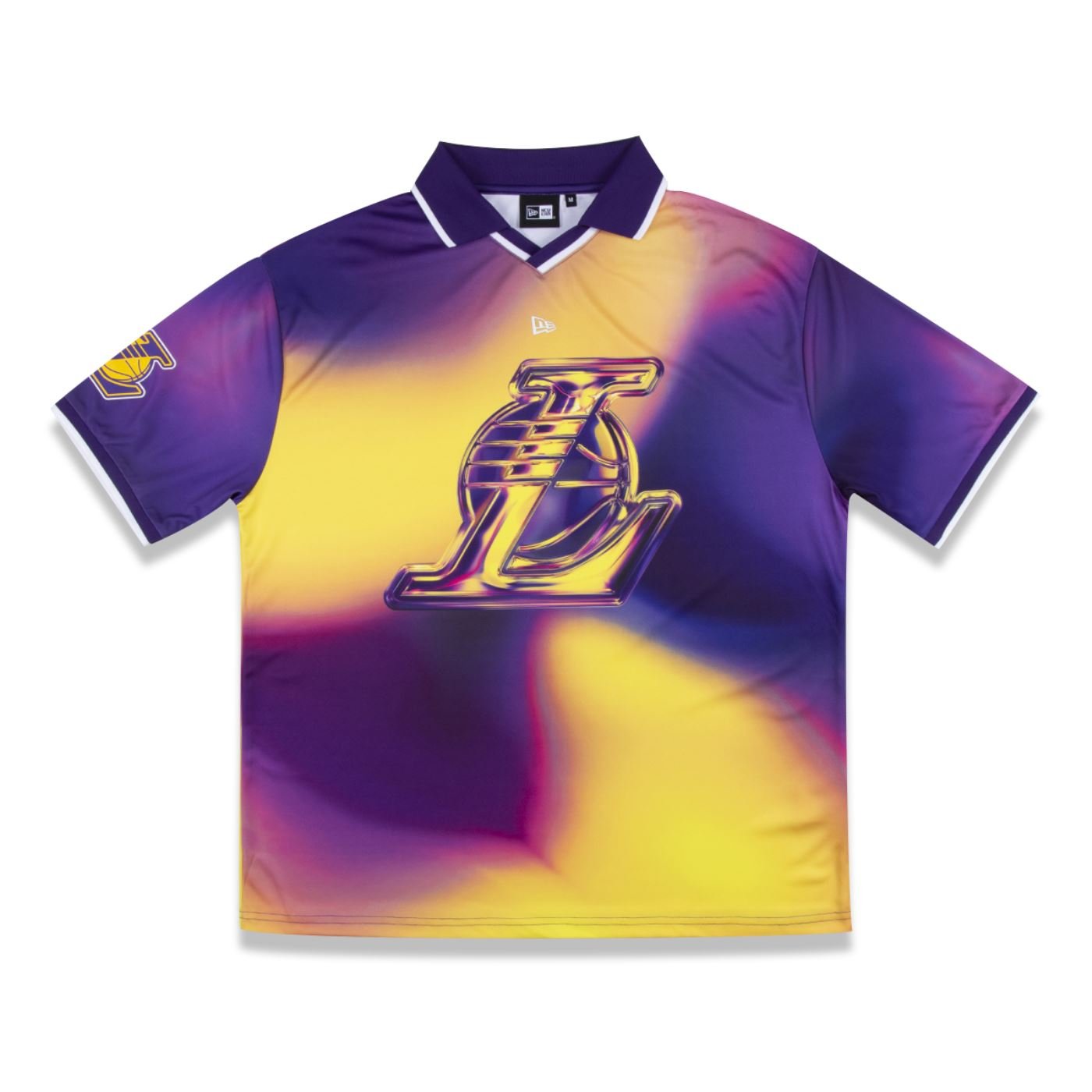 Camiseta New Era Regular  Los Angeles Lakers Roxo