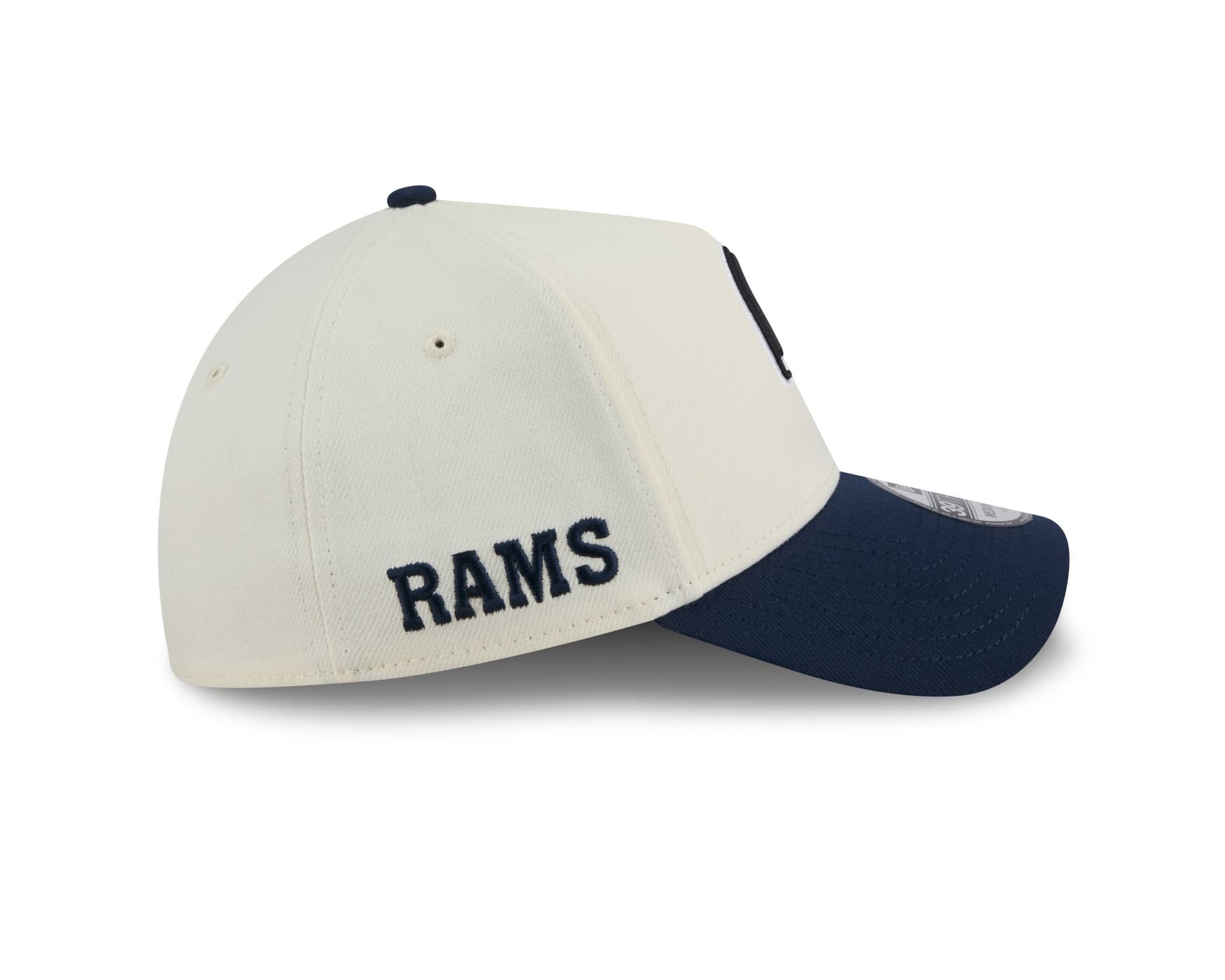 Bone New Era  39THIRTY A-Frame  Los Angeles Rams  Off White Off White 6