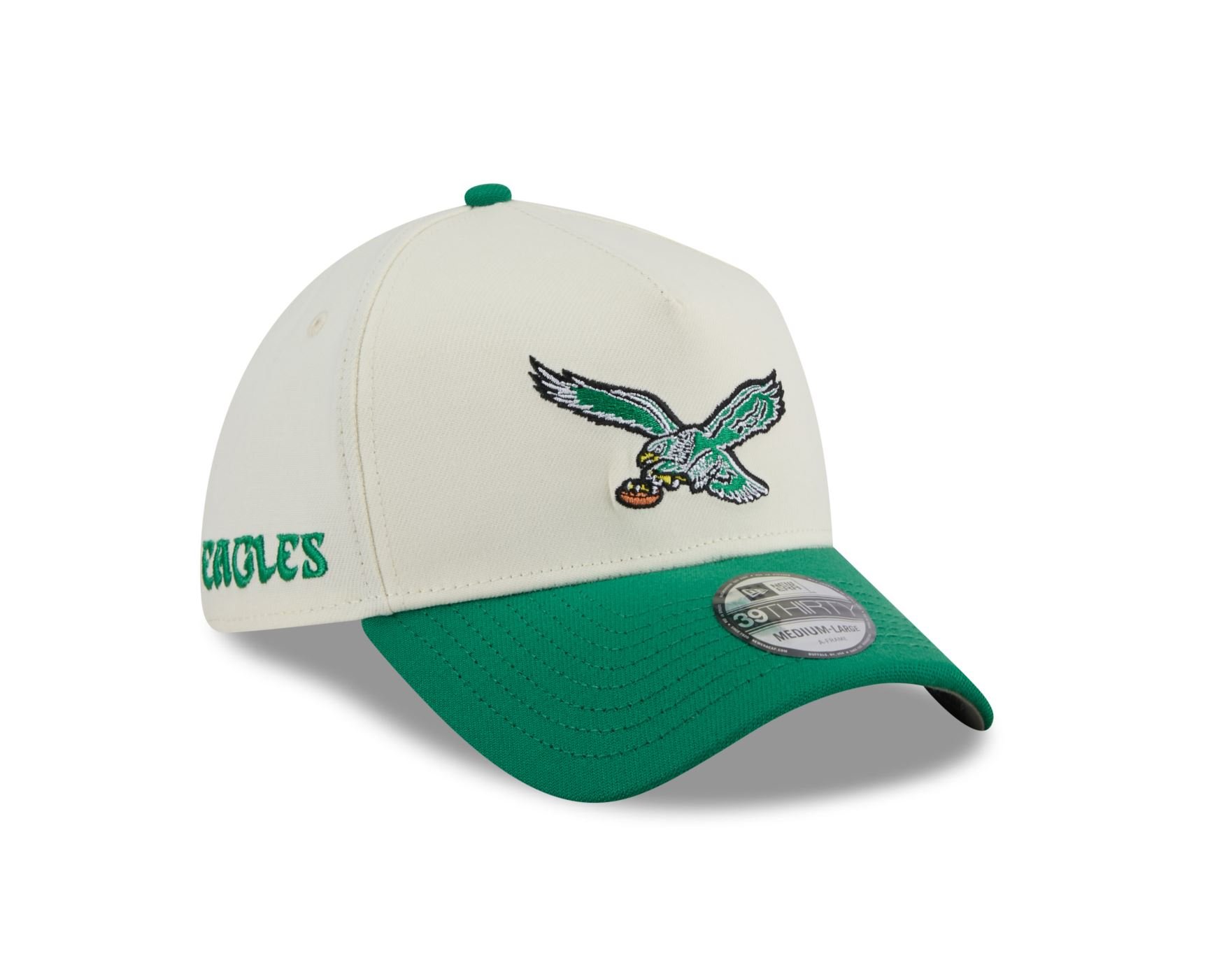 Bone New Era  39THIRTY A-Frame  Philadelphia Eagles  Off White Off White 3