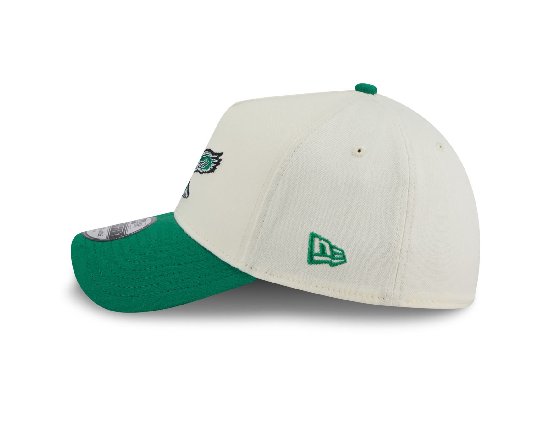 Bone New Era  39THIRTY A-Frame  Philadelphia Eagles  Off White Off White 5