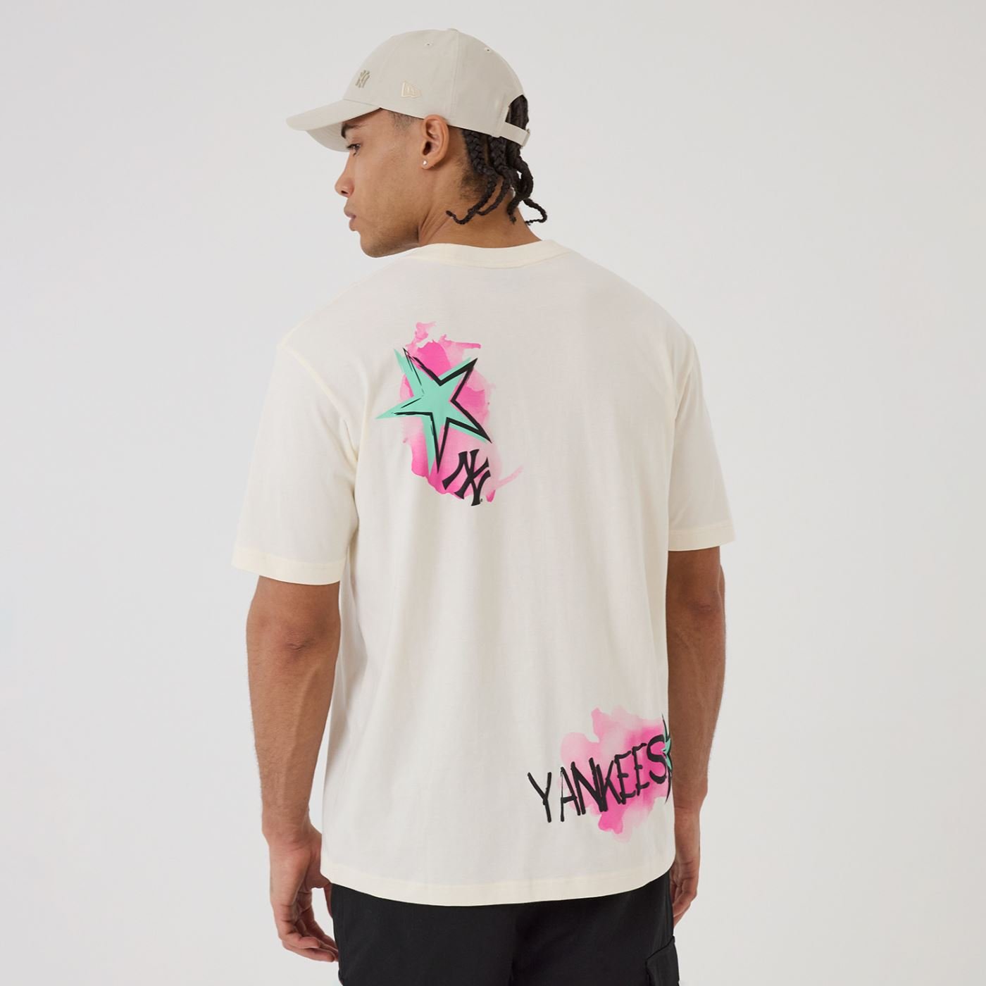 Camiseta New Era Regular  New York Yankees Off White Off White 4