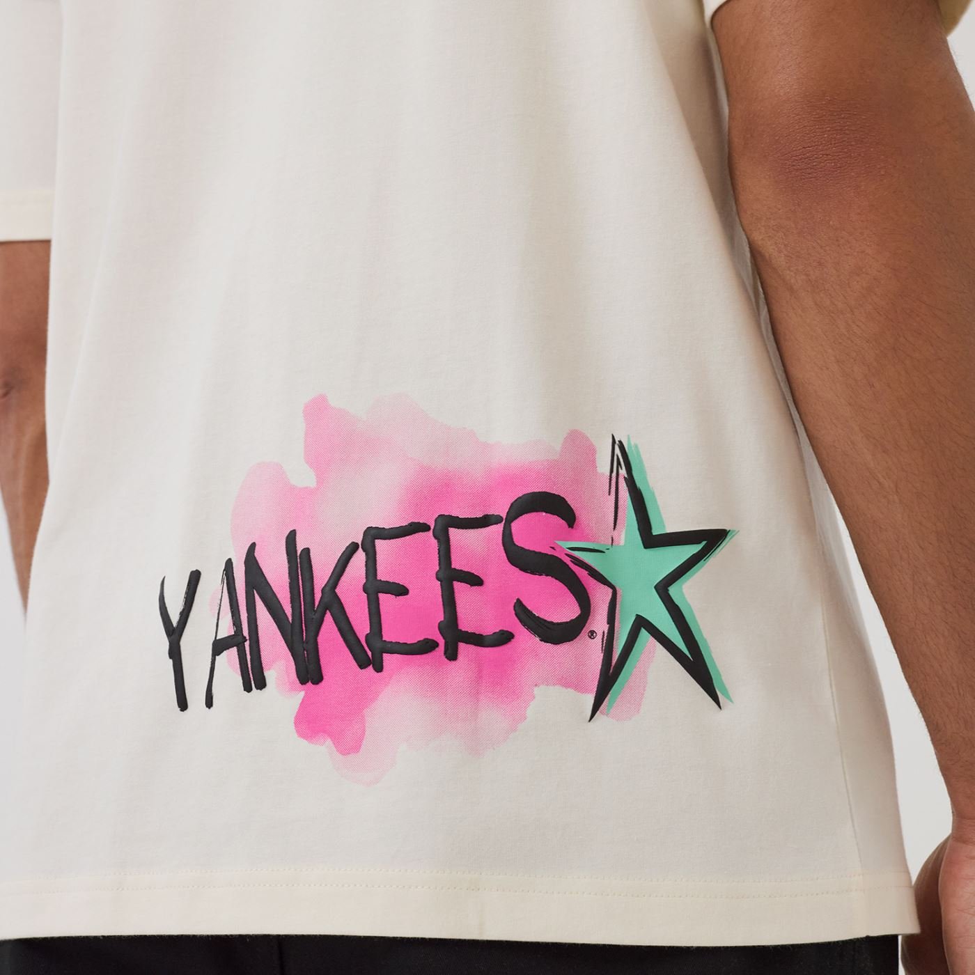 Camiseta New Era Regular  New York Yankees Off White Off White 6
