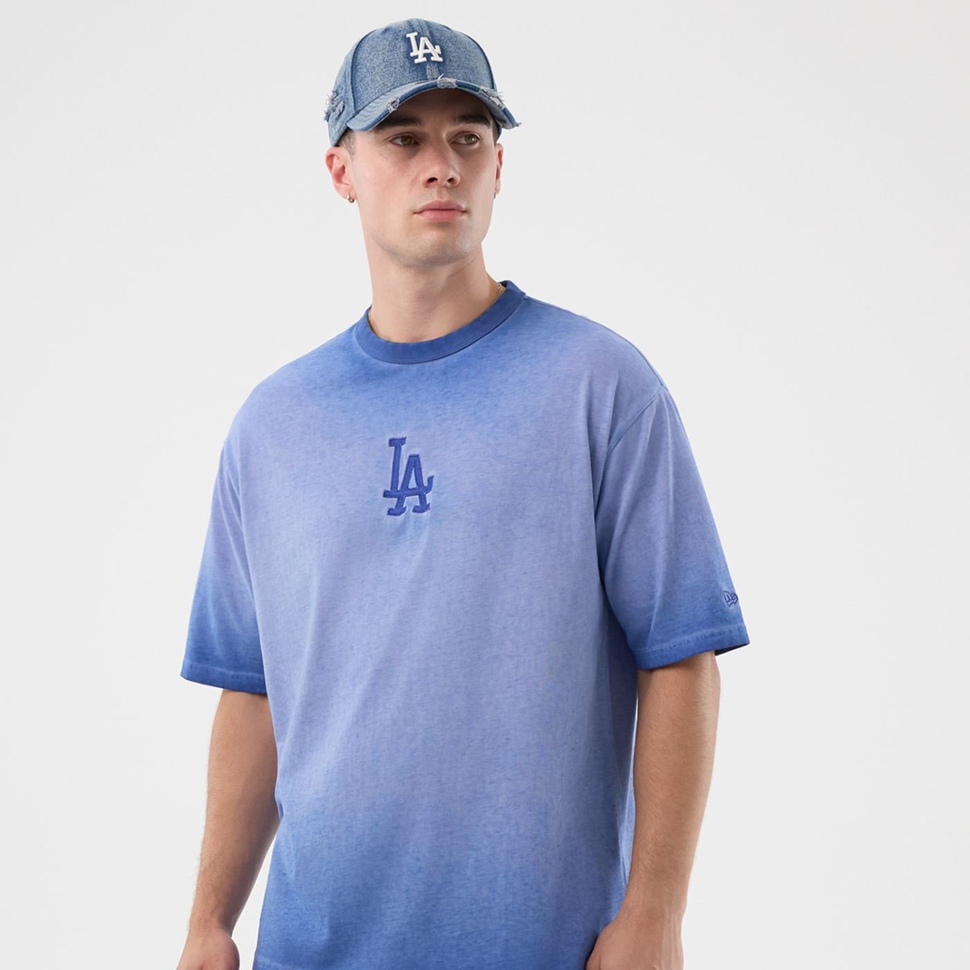 Camiseta New Era Regular  Los Angeles Dodgers  Azul