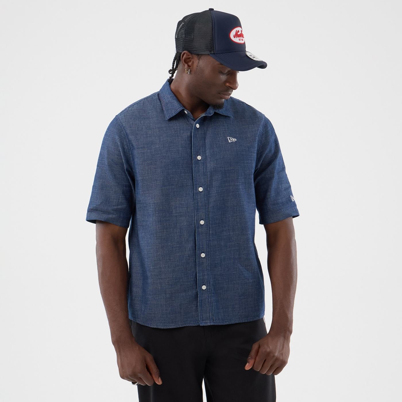 Camisa New Era Manga Curta  New Era Azul Azul 2