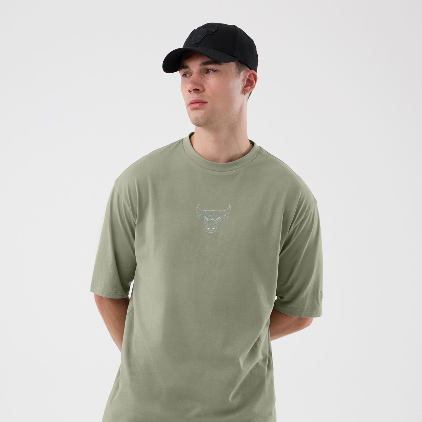 Camiseta New Era Regular  Chicago Bulls Verde