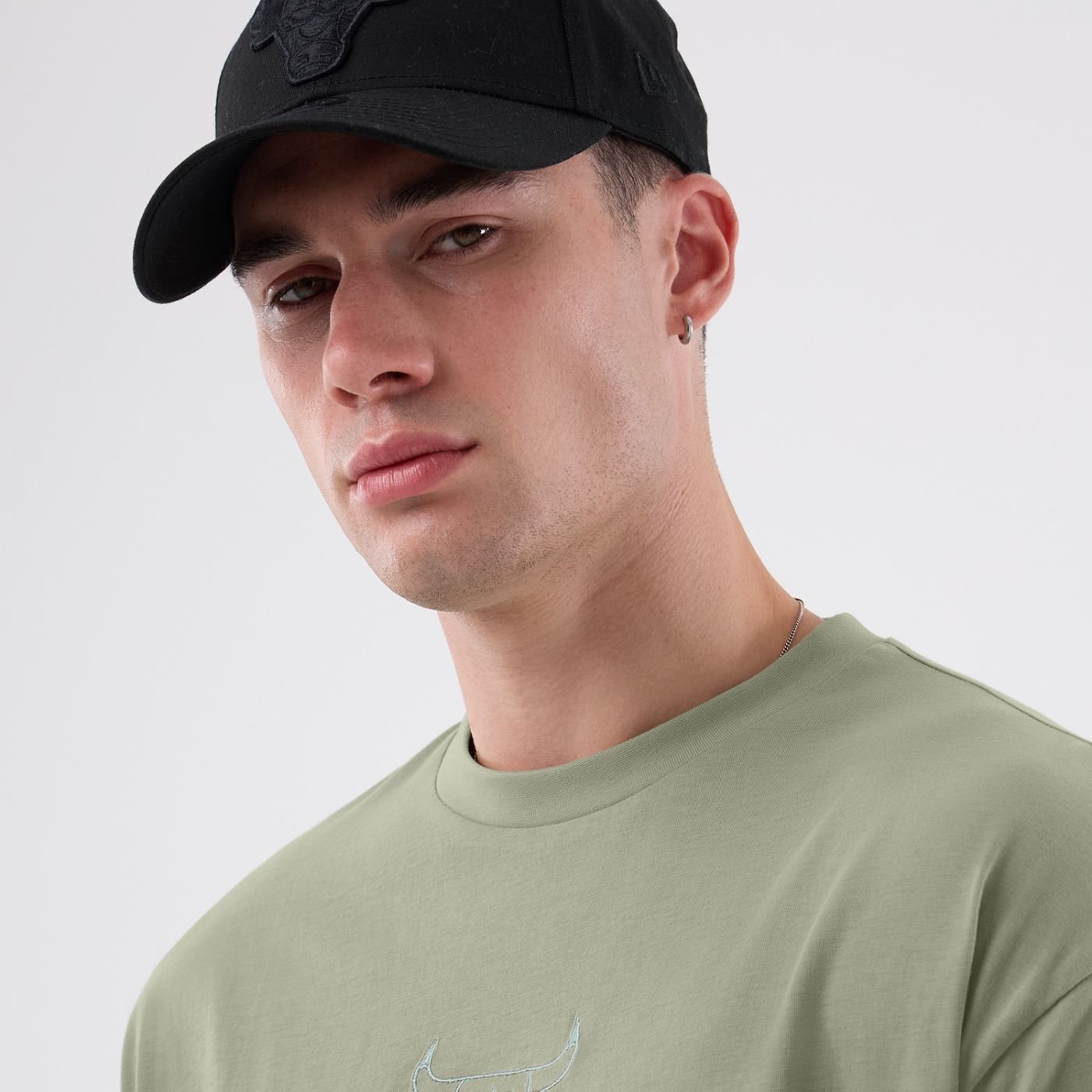 Camiseta New Era Regular  Chicago Bulls Verde Verde 6