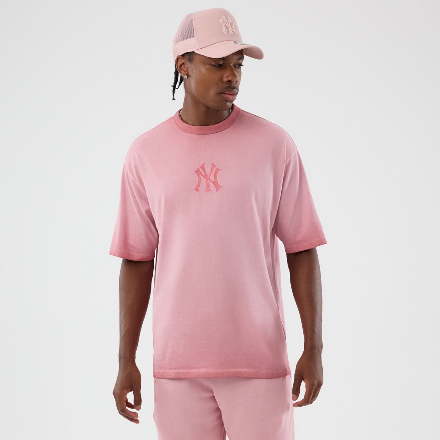 Camiseta New Era Regular  New York Yankees Rosa