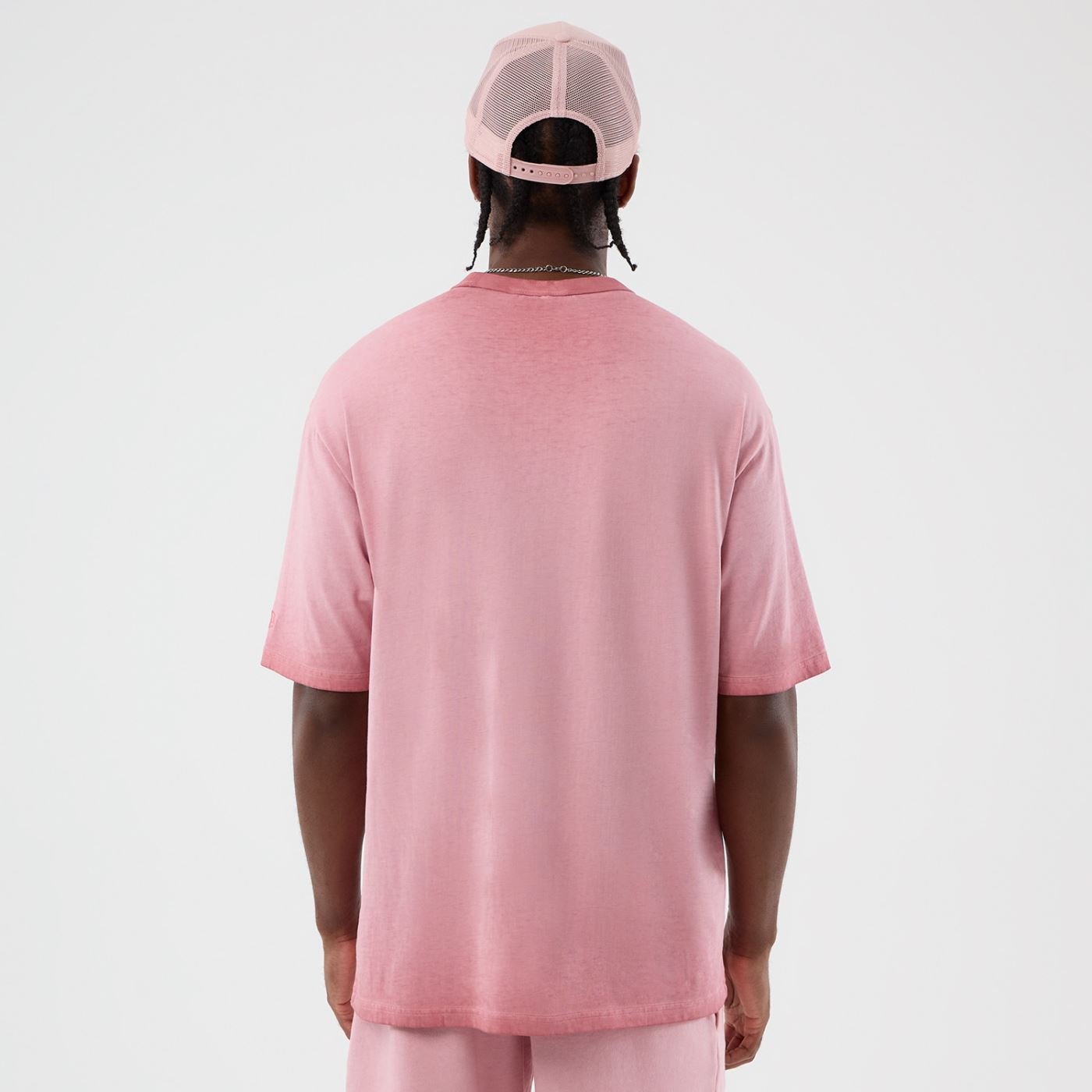 Camiseta New Era Regular  New York Yankees Rosa Rosa 5