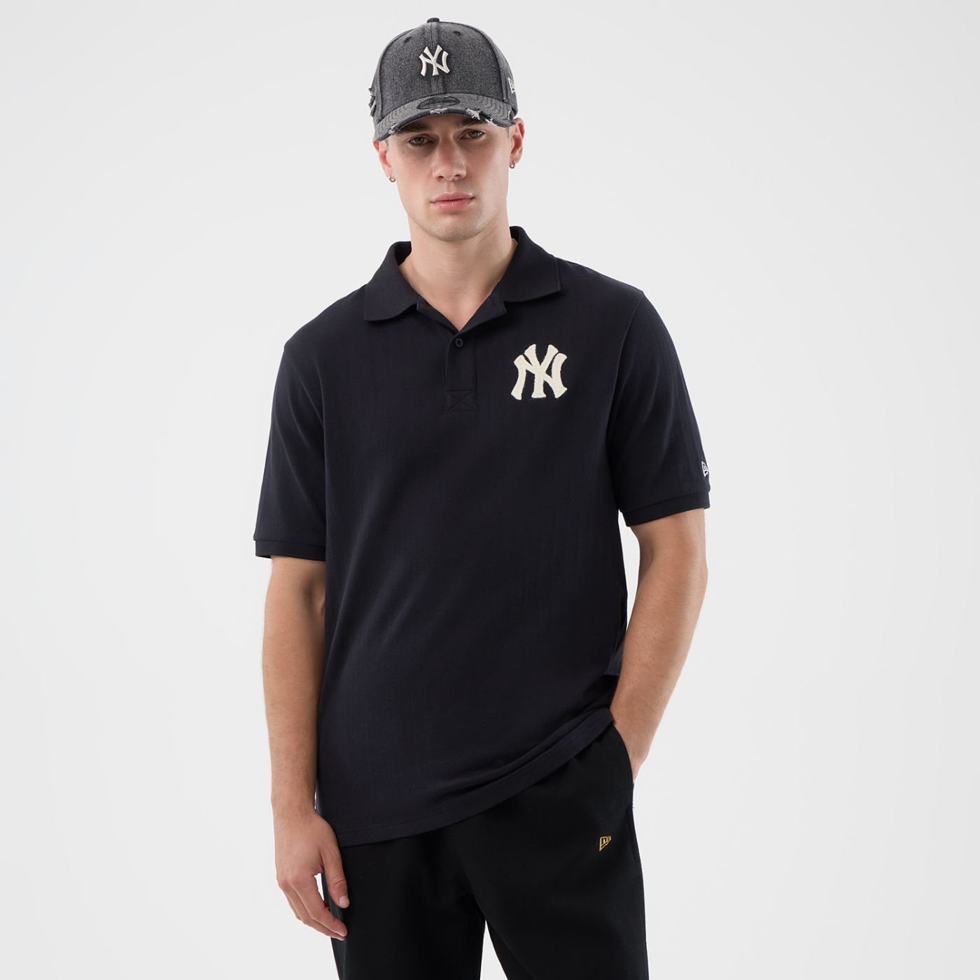 Camiseta New Era Regular  New York Yankees Marinho