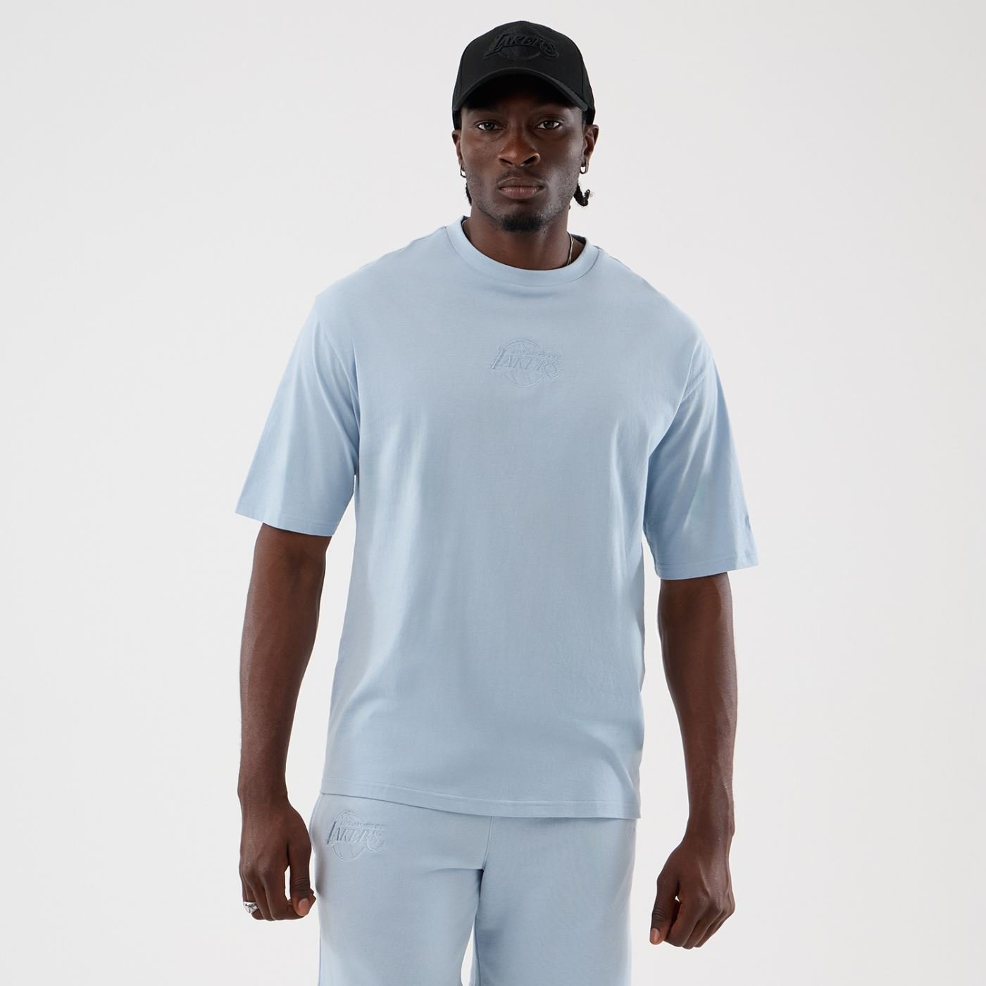 Camiseta New Era Regular  Los Angeles Lakers Azul Azul 3