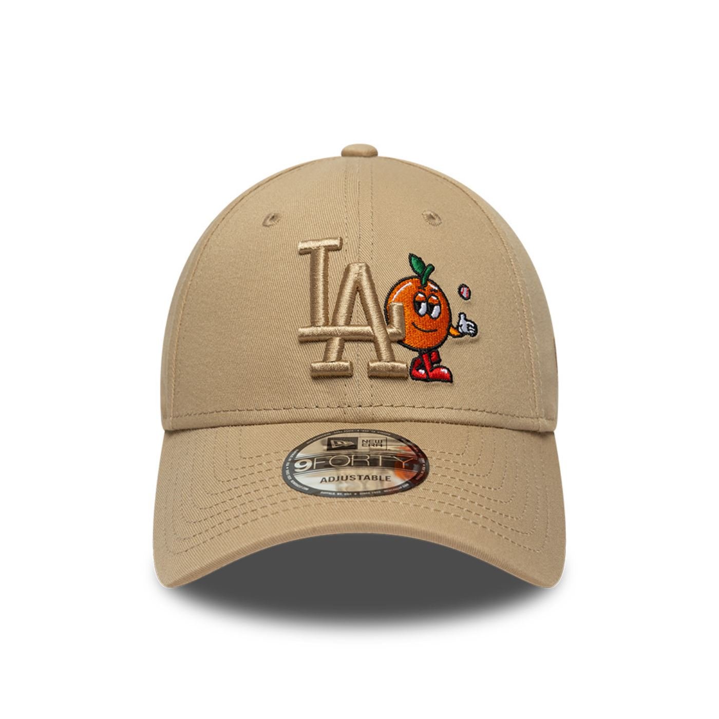 Bone New Era  9FORTY Los Angeles Dodgers  Bege Bege 2
