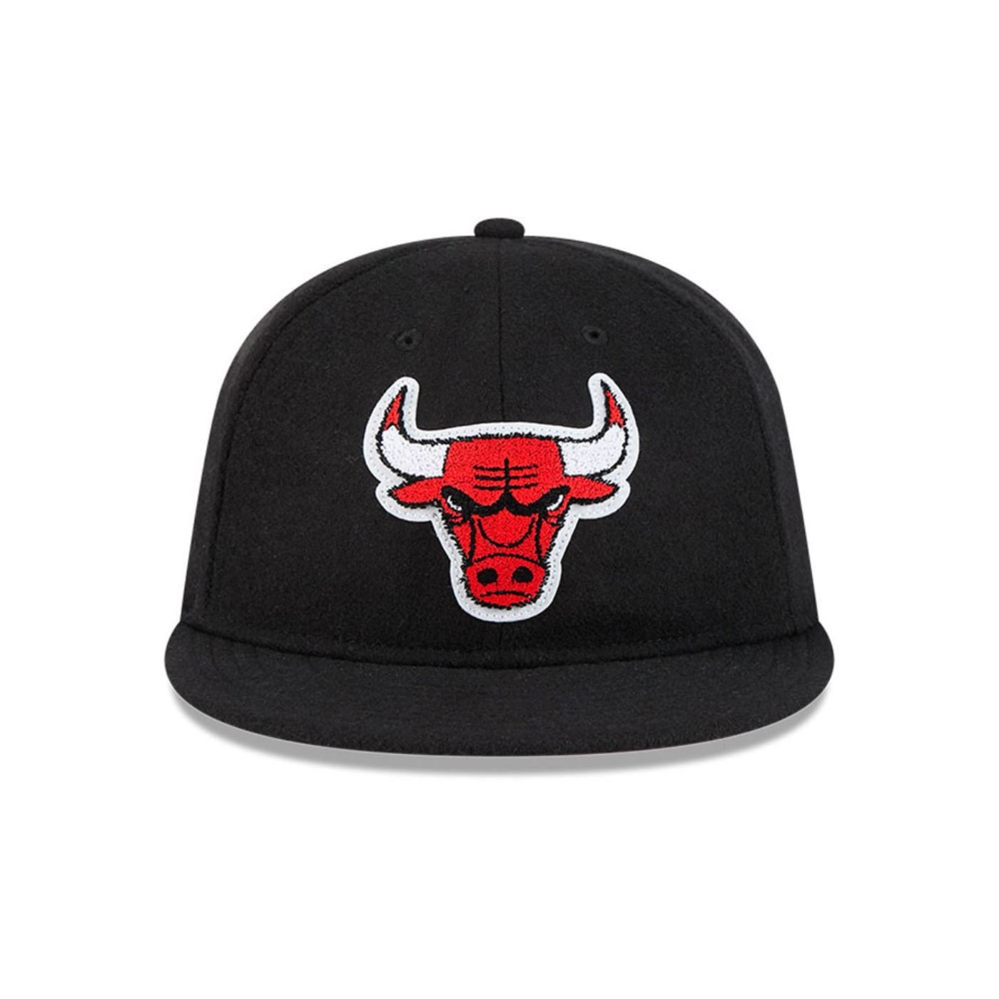 Bone New Era  9FIFTY Retro Crown  Chicago Bulls Preto Preto 2