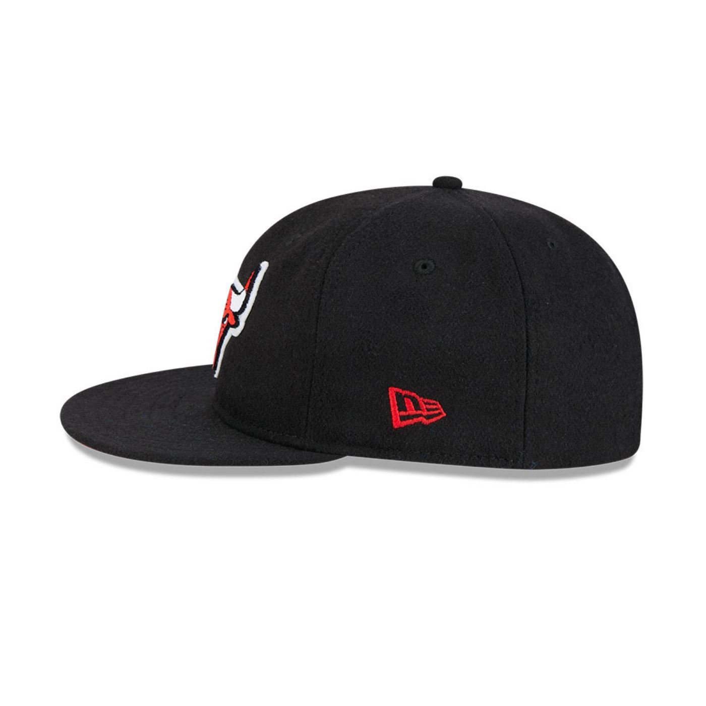Bone New Era  9FIFTY Retro Crown  Chicago Bulls Preto Preto 5