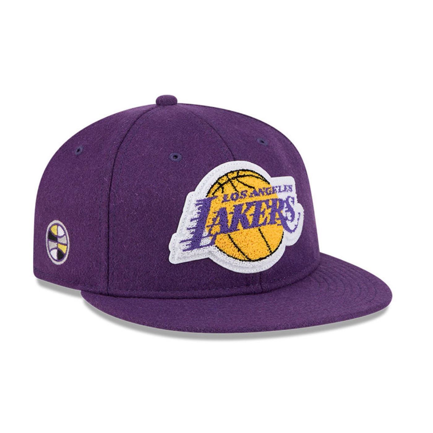Bone New Era  9FIFTY Retro Crown  Los Angeles Lakers Roxo Roxo 3