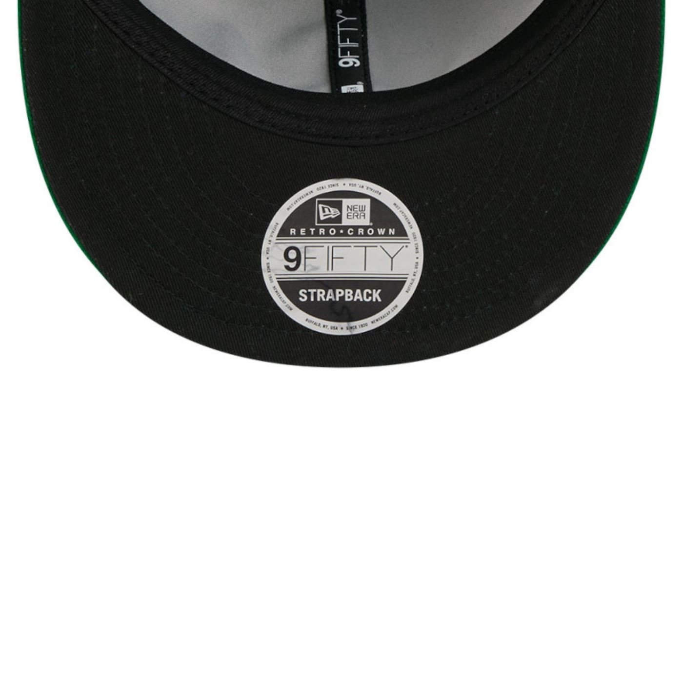 Bone New Era  9FIFTY Retro Crown  Boston Celtics Verde Verde 7