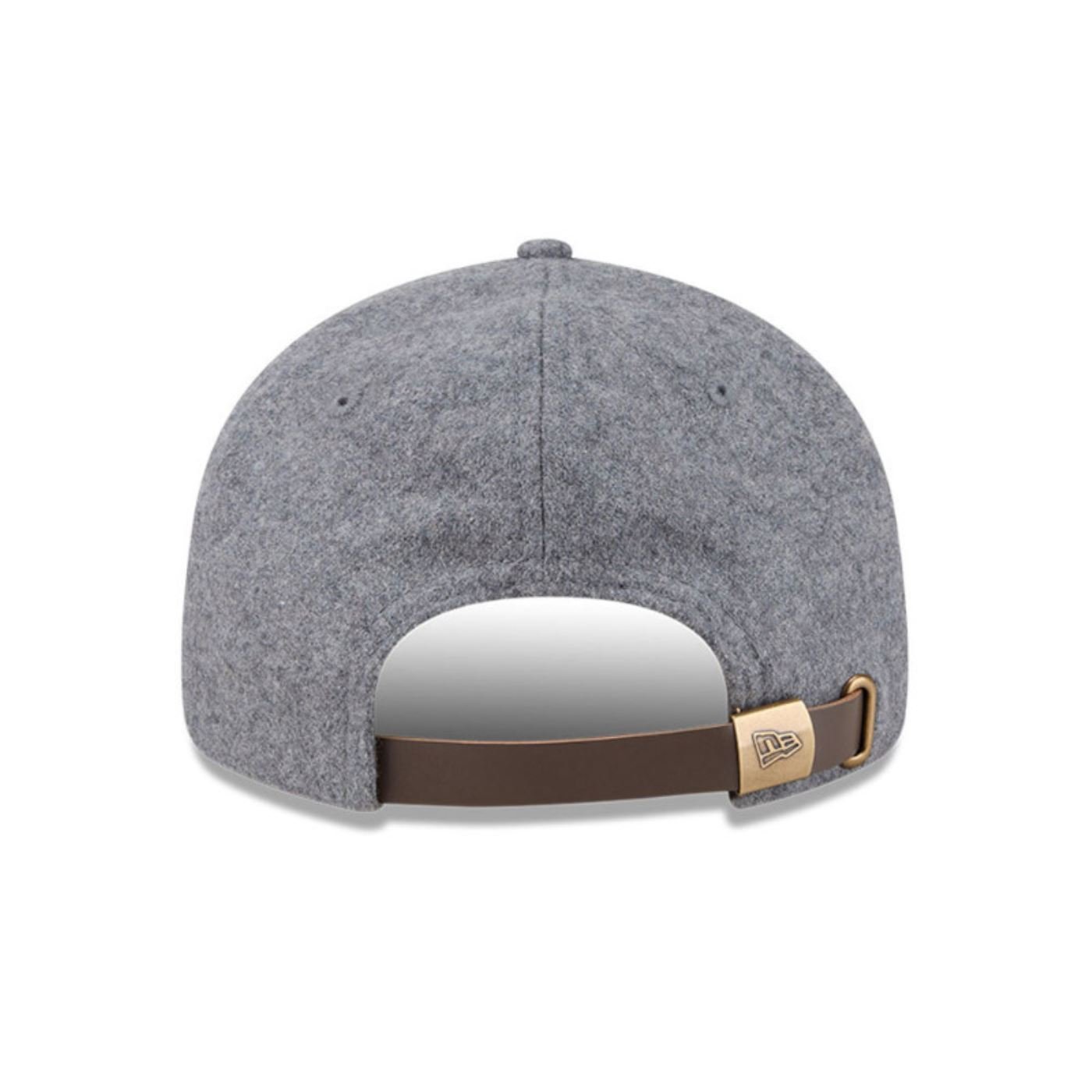 Bone New Era 9FIFTY Retro Crown Brooklyn Nets Cinza Cinza 3