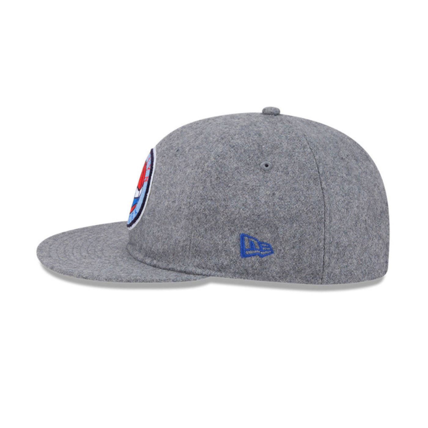 Bone New Era 9FIFTY Retro Crown Brooklyn Nets Cinza Cinza 4