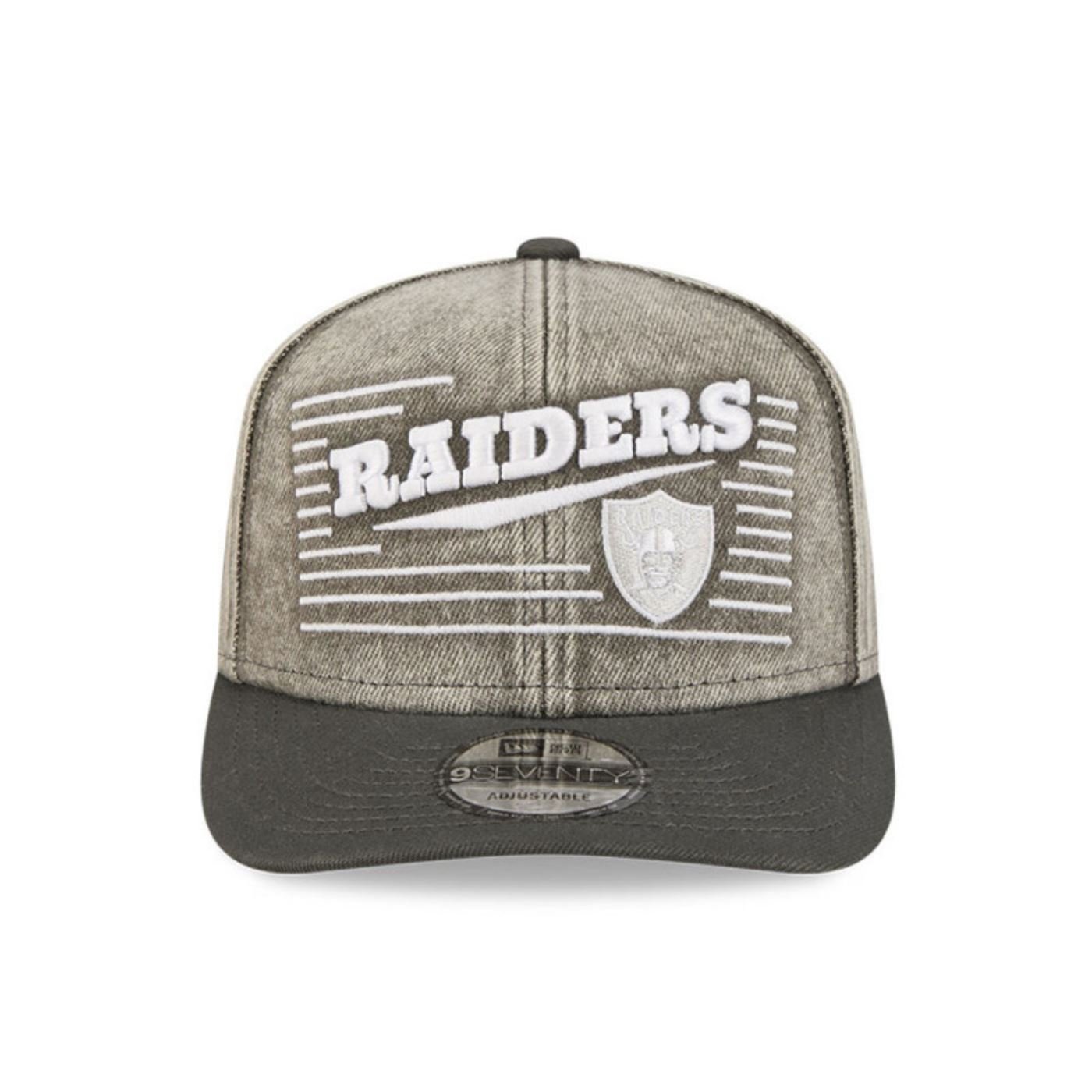 Bone New Era  9SEVENTY Las Vegas Raiders  Cinza Cinza 2