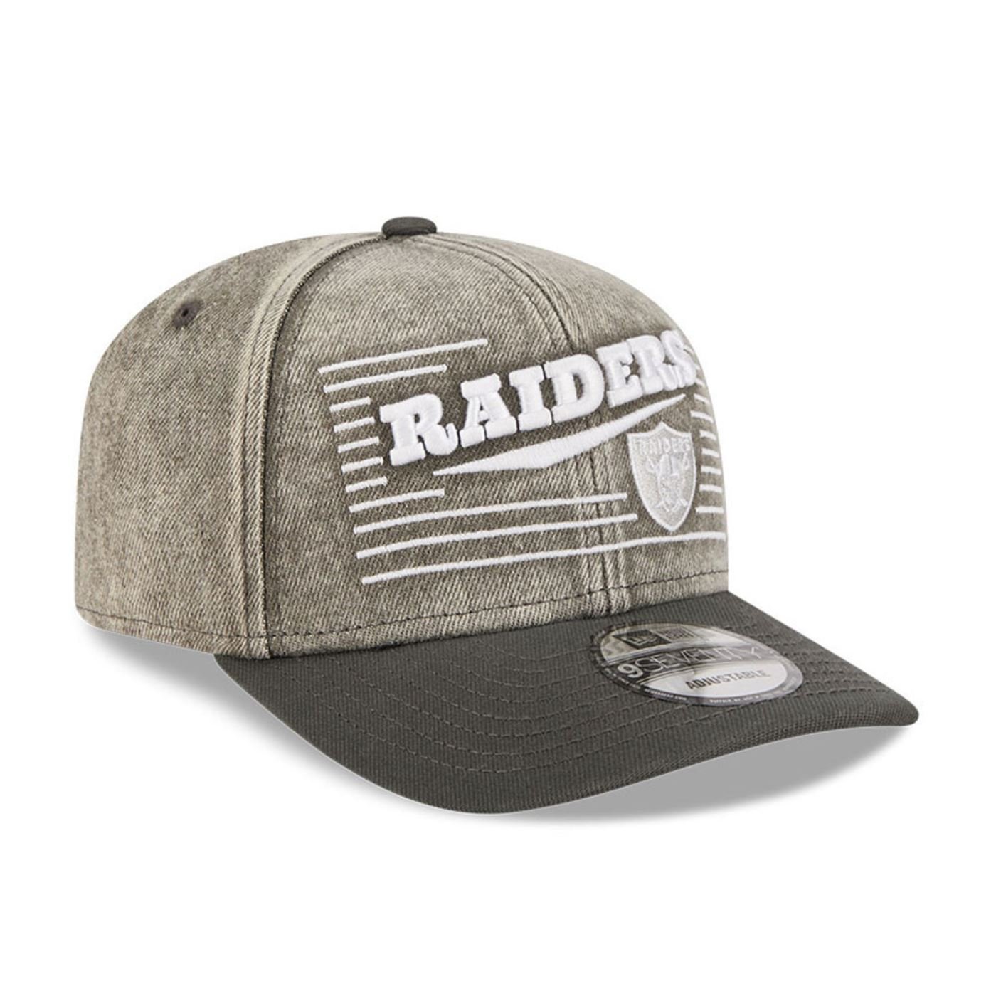 Bone New Era  9SEVENTY Las Vegas Raiders  Cinza Cinza 3