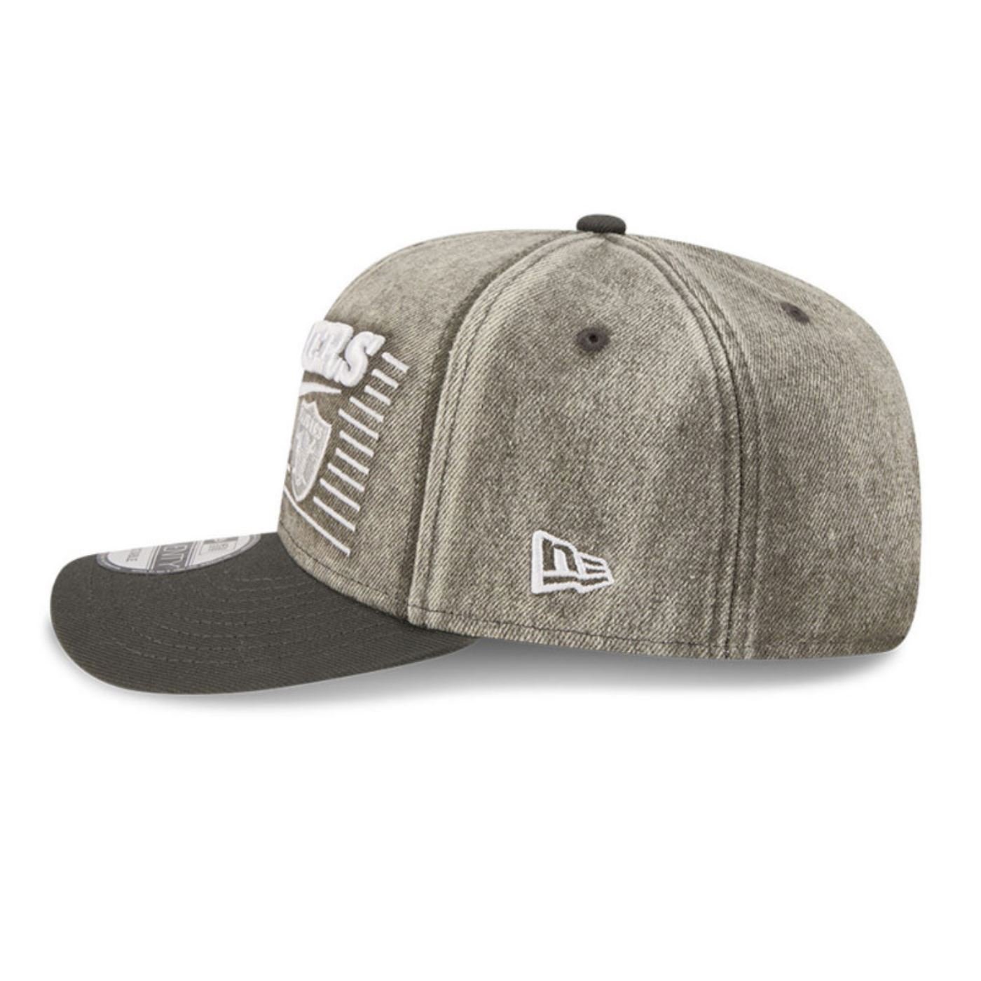 Bone New Era  9SEVENTY Las Vegas Raiders  Cinza Cinza 5
