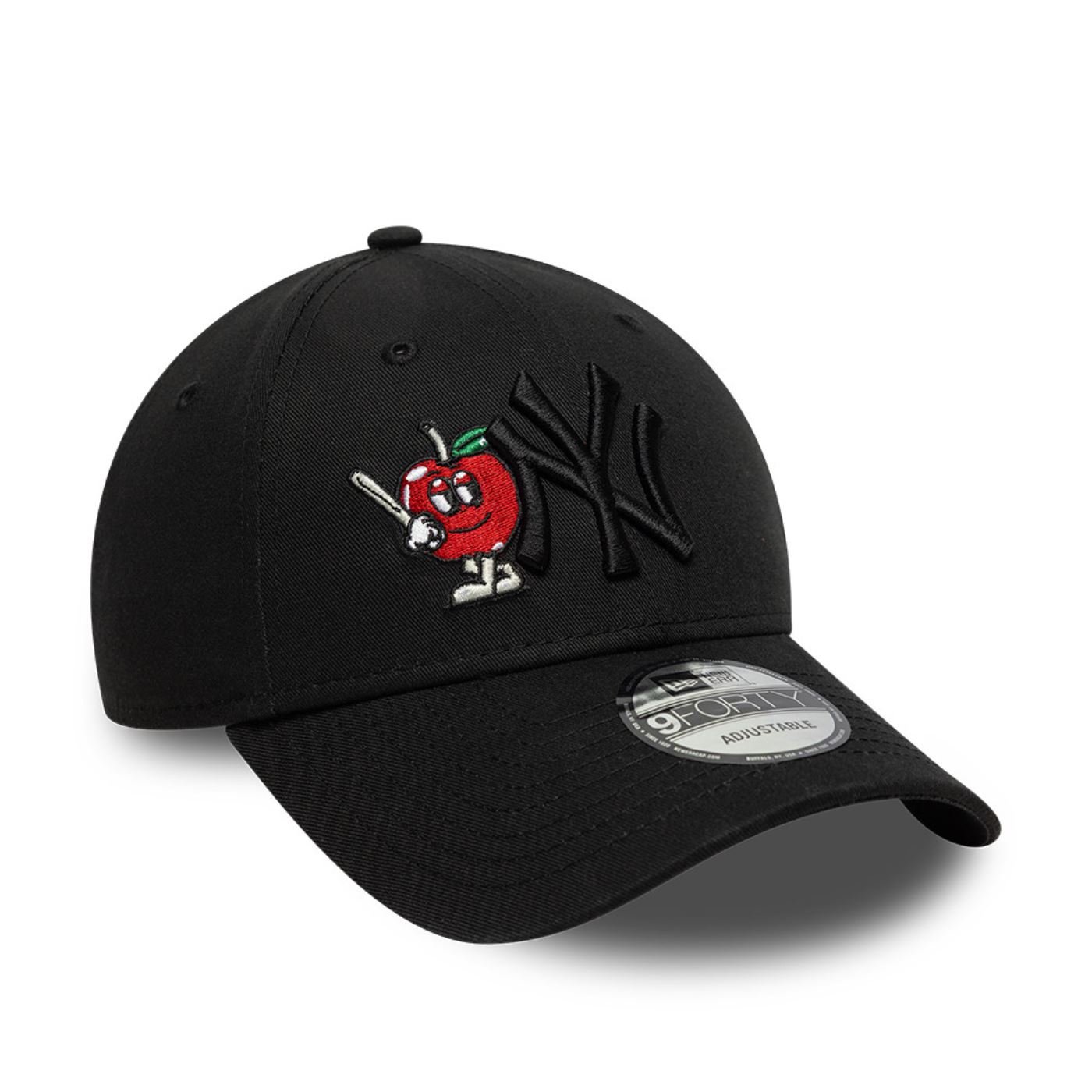 Bone New Era  9FORTY New York Yankees Preto Preto 3