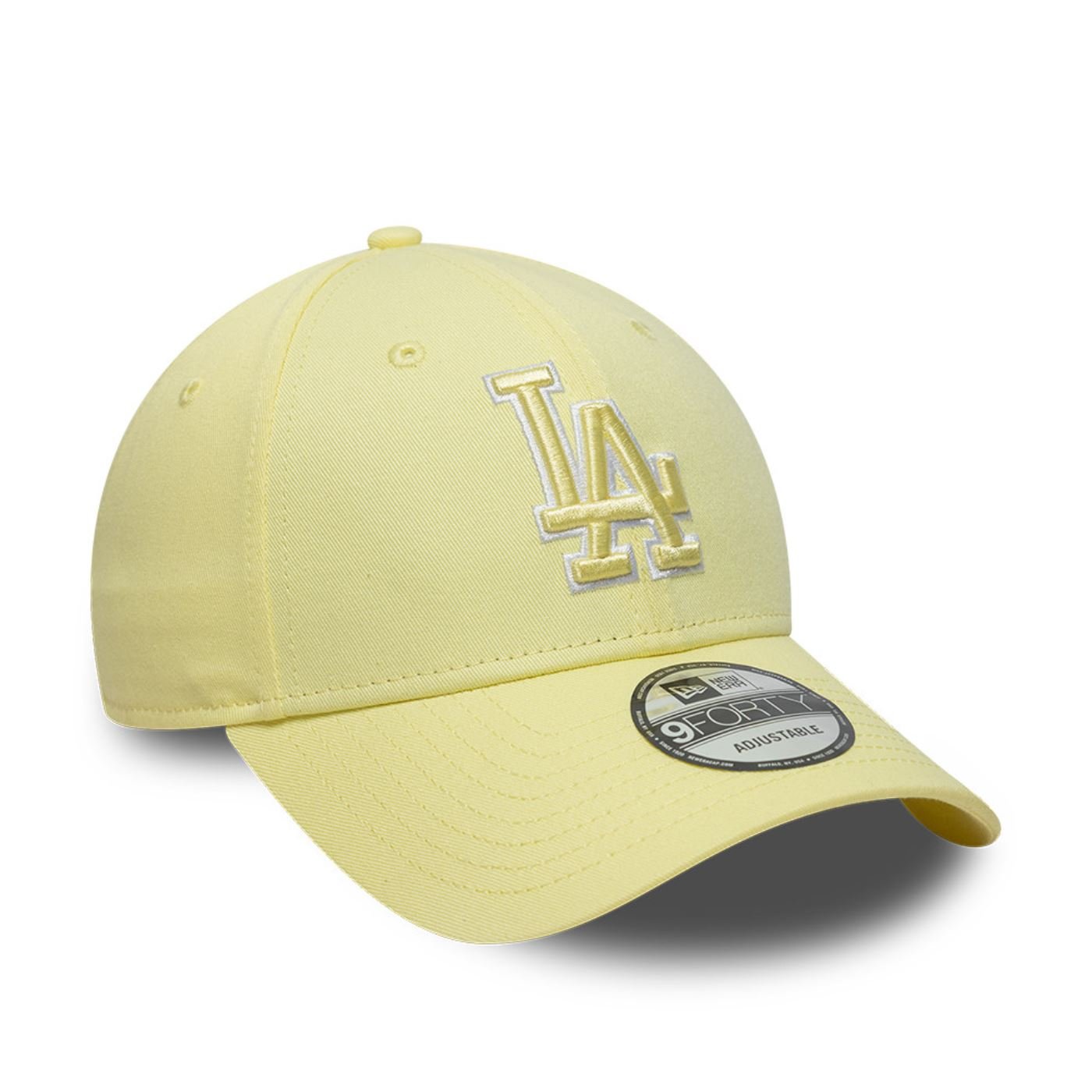 Bone New Era  9FORTY Los Angeles Dodgers  Amarelo Amarelo 3