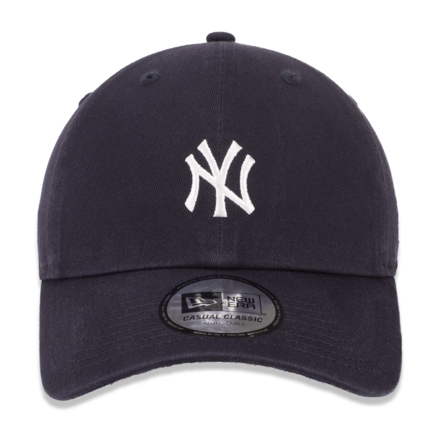 Bone New Era Casual New York Yankees MLB Off White Azul Marinho 2
