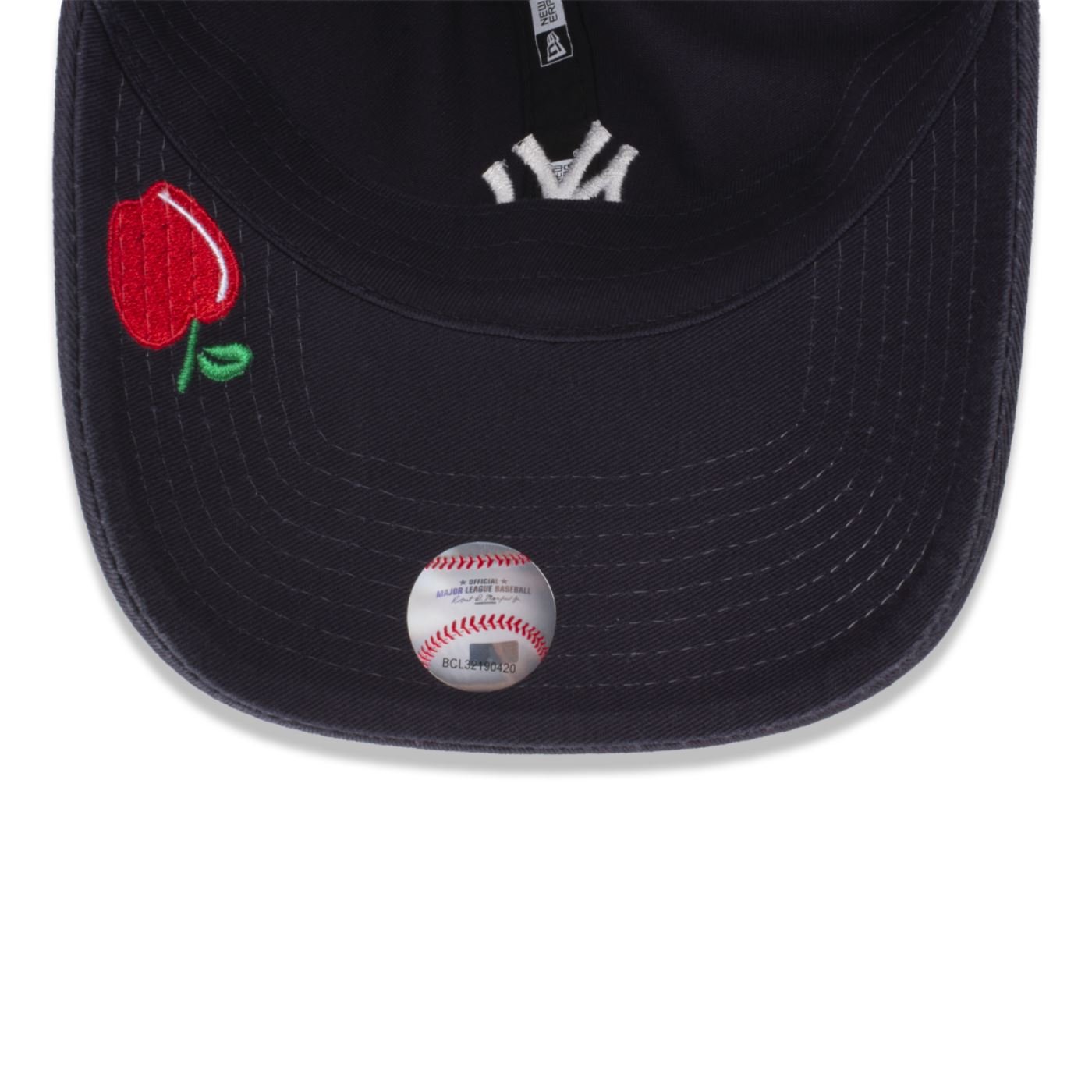 Bone New Era Casual New York Yankees MLB Off White Azul Marinho 7