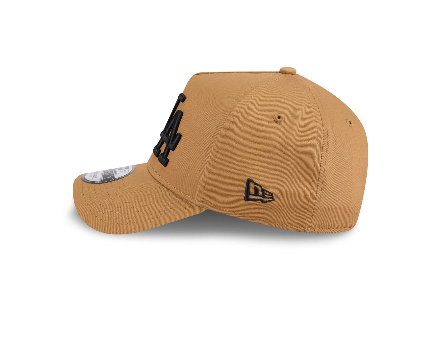 Bone New Era 9FORTY A-Frame Los Angeles Dodgers MLB Wheat Double Vision Marrom 5
