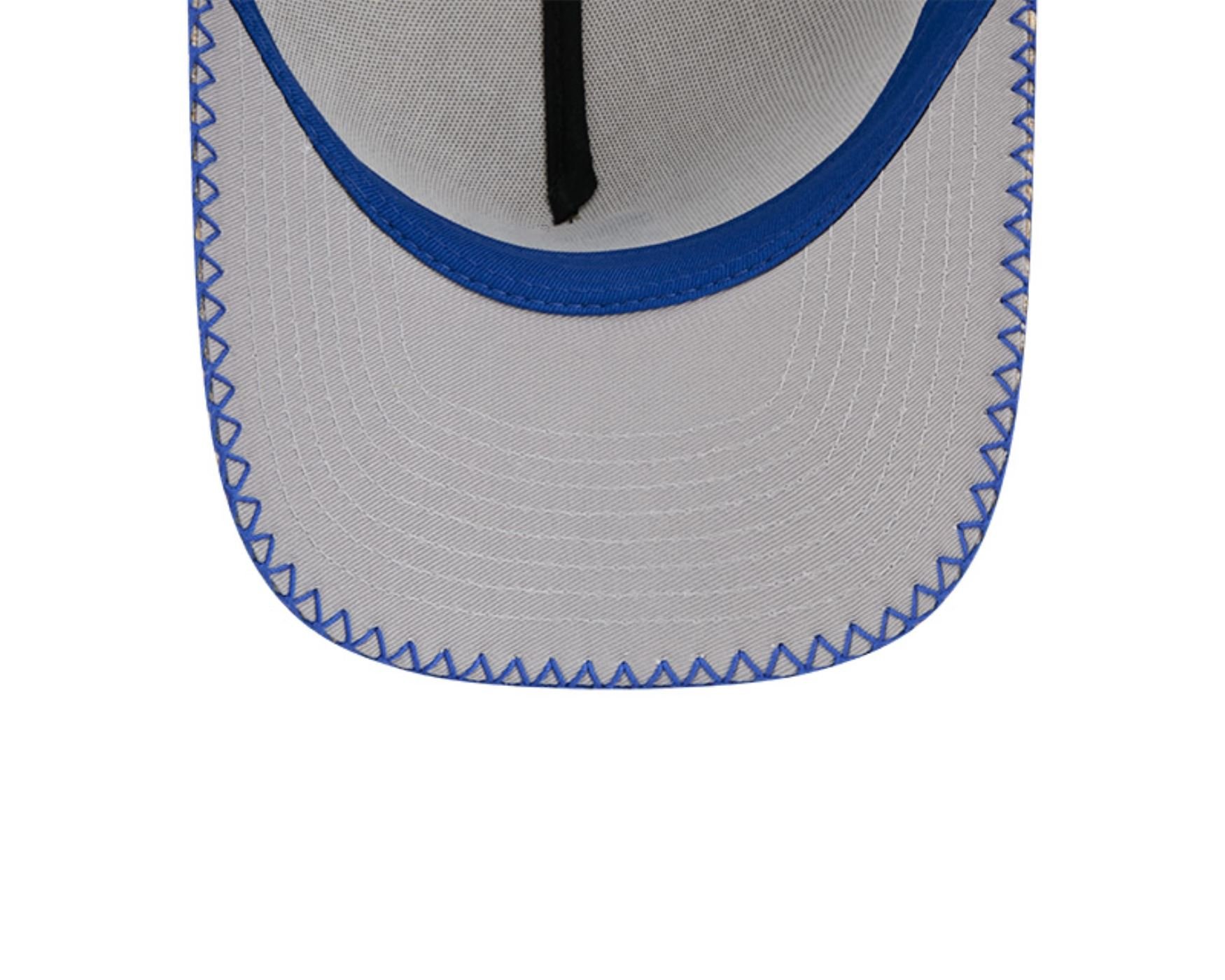 Bone New Era  9FIFTY  A-Frame Snapback  New York Mets Azul Bege 5