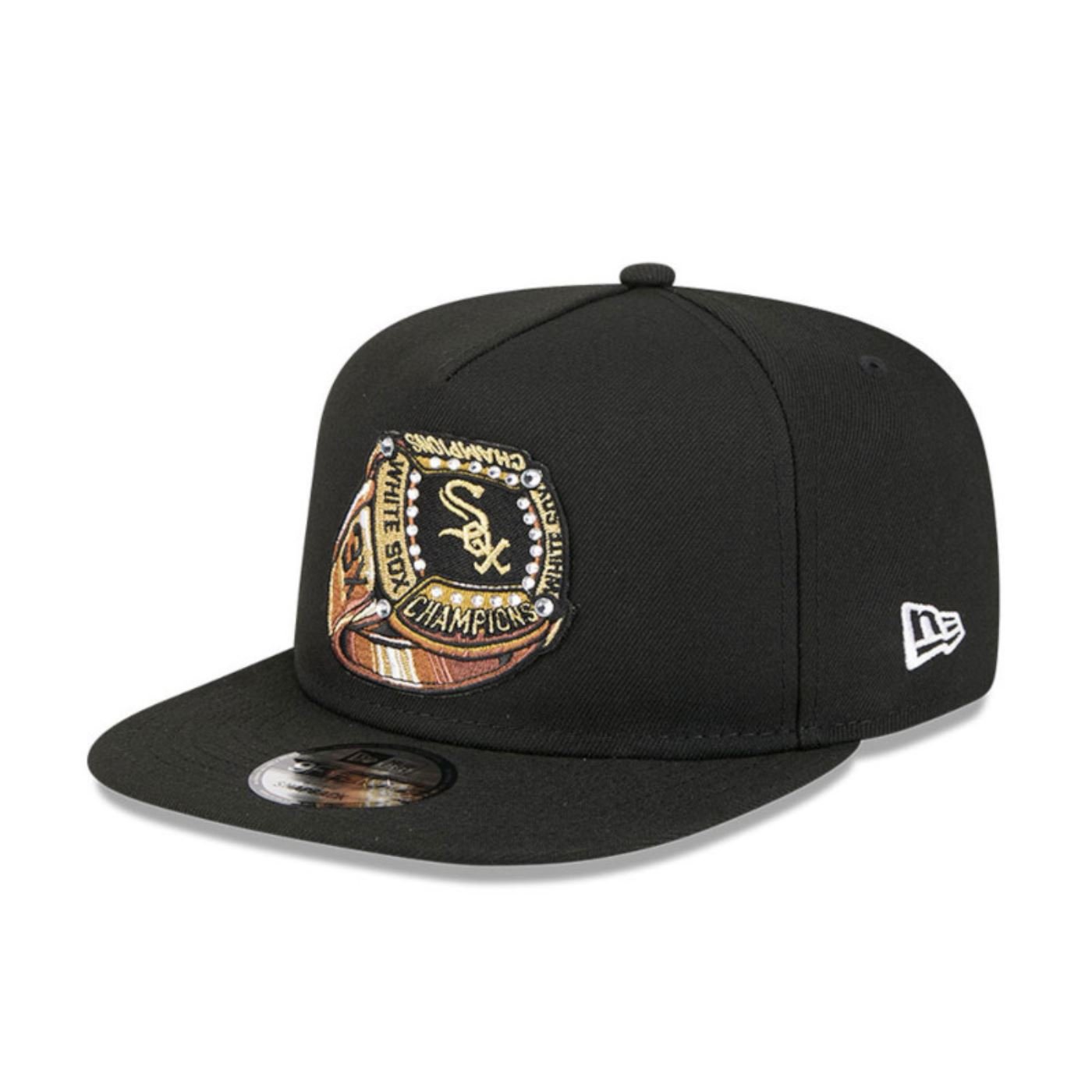 Bone New Era  9FIFTY A-Frame  Chicago White Sox Preto