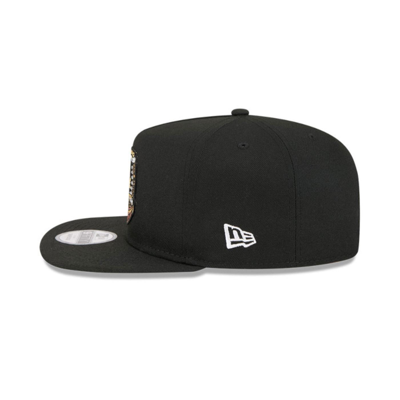 Bone New Era 9FIFTY A-Frame Chicago White Sox Preto Preto