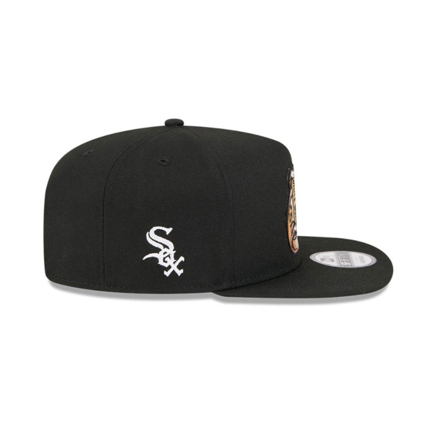Bone New Era  9FIFTY A-Frame  Chicago White Sox Preto Preto 4
