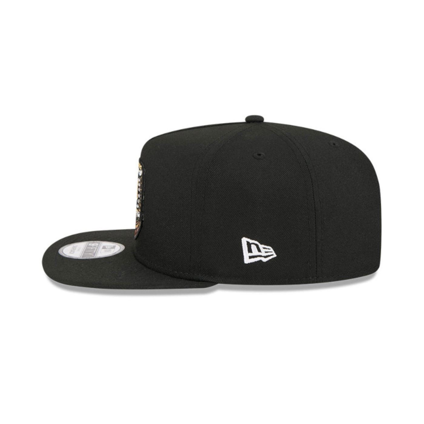 Bone New Era  9FIFTY A-Frame  Detroit Tigers  Preto Preto 3