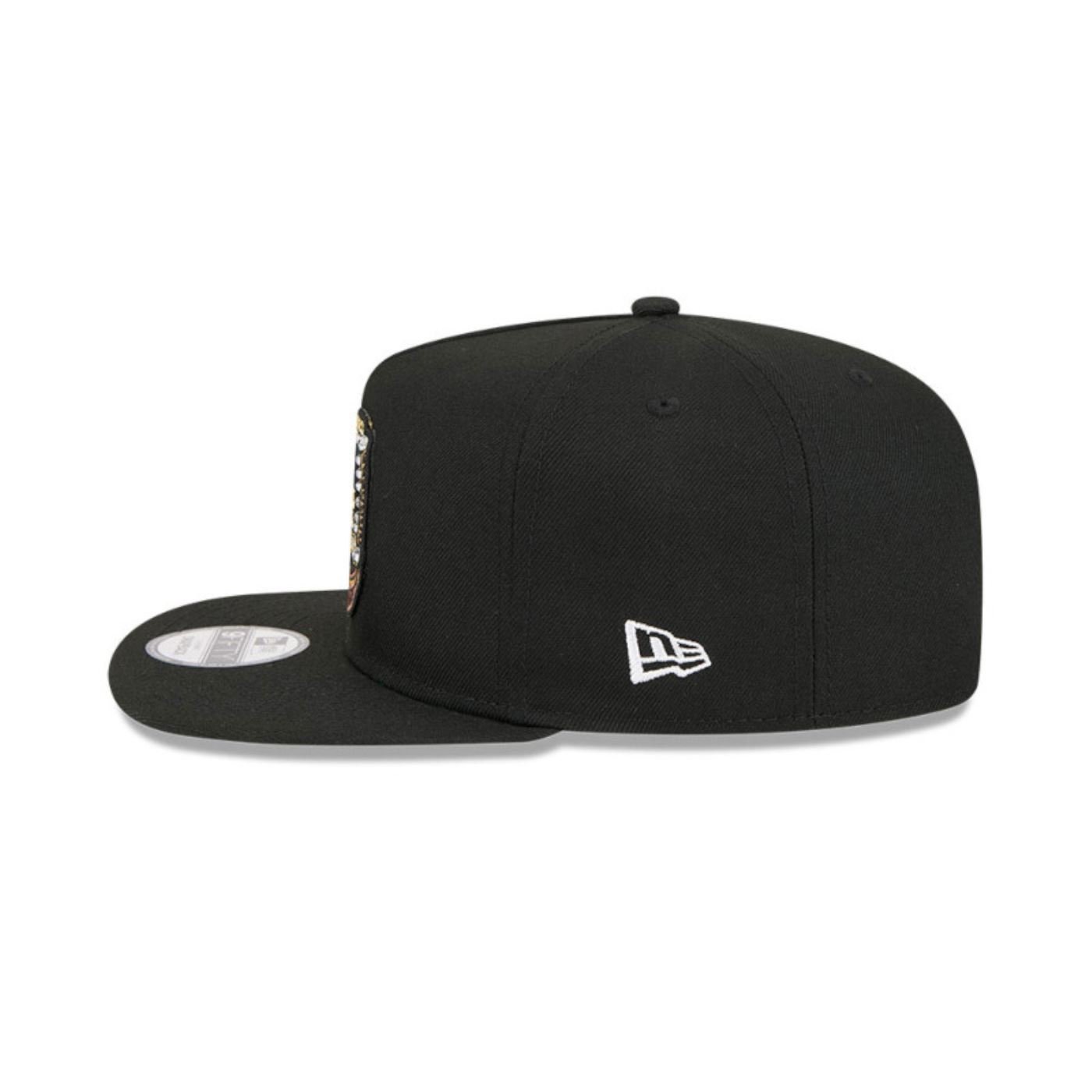 Bone New Era  9FIFTY A-Frame  Los Angeles Dodgers  Preto Preto 3