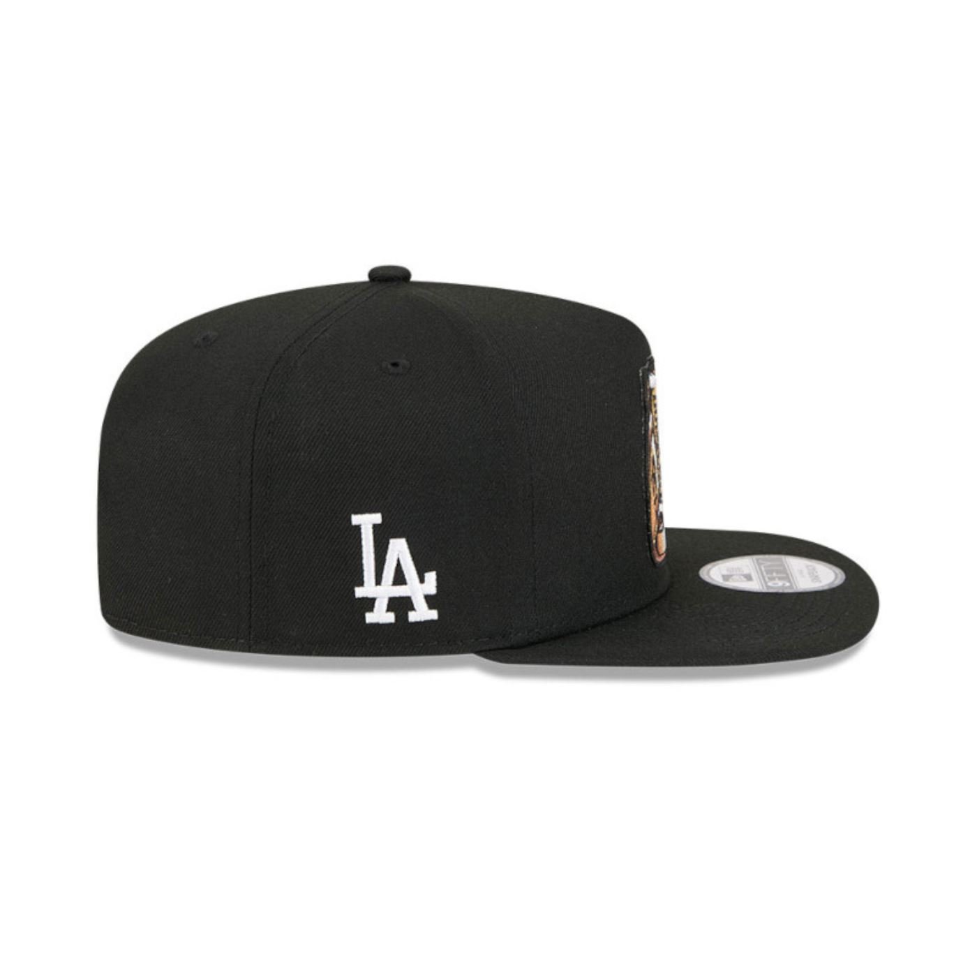 Bone New Era  9FIFTY A-Frame  Los Angeles Dodgers  Preto Preto 4