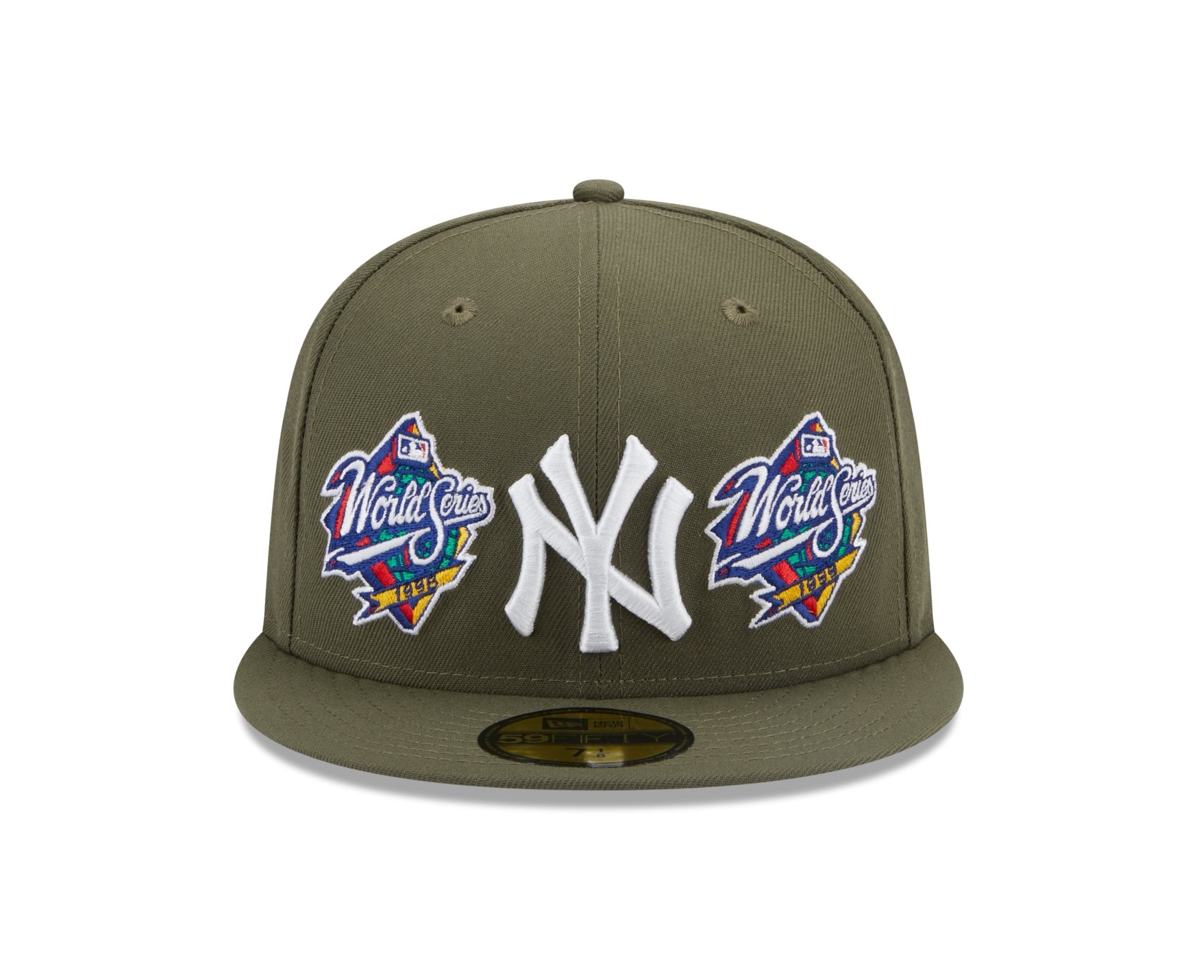 Bone New Era 59FIFTY New York Yankees Olive World Series Verde 2