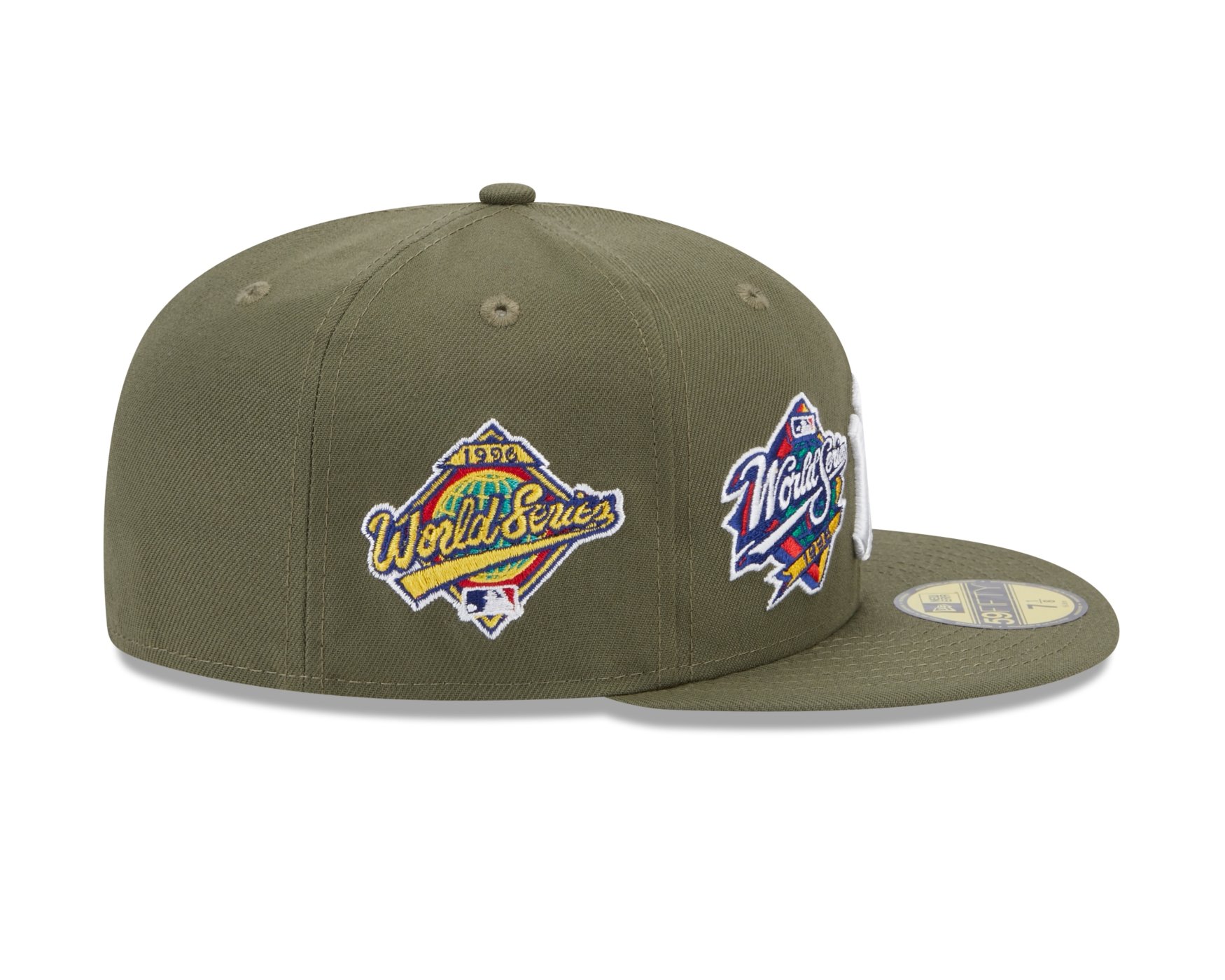 Bone New Era 59FIFTY New York Yankees Olive World Series Verde 3
