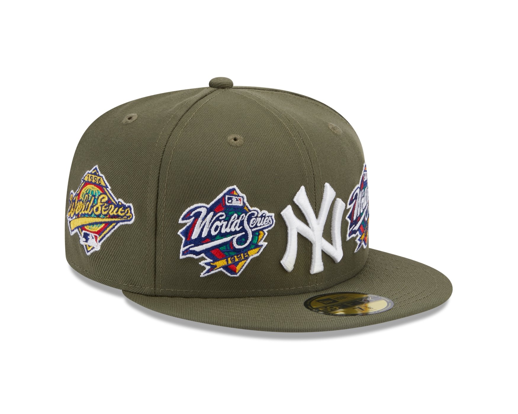 Bone New Era 59FIFTY New York Yankees Olive World Series Verde 4